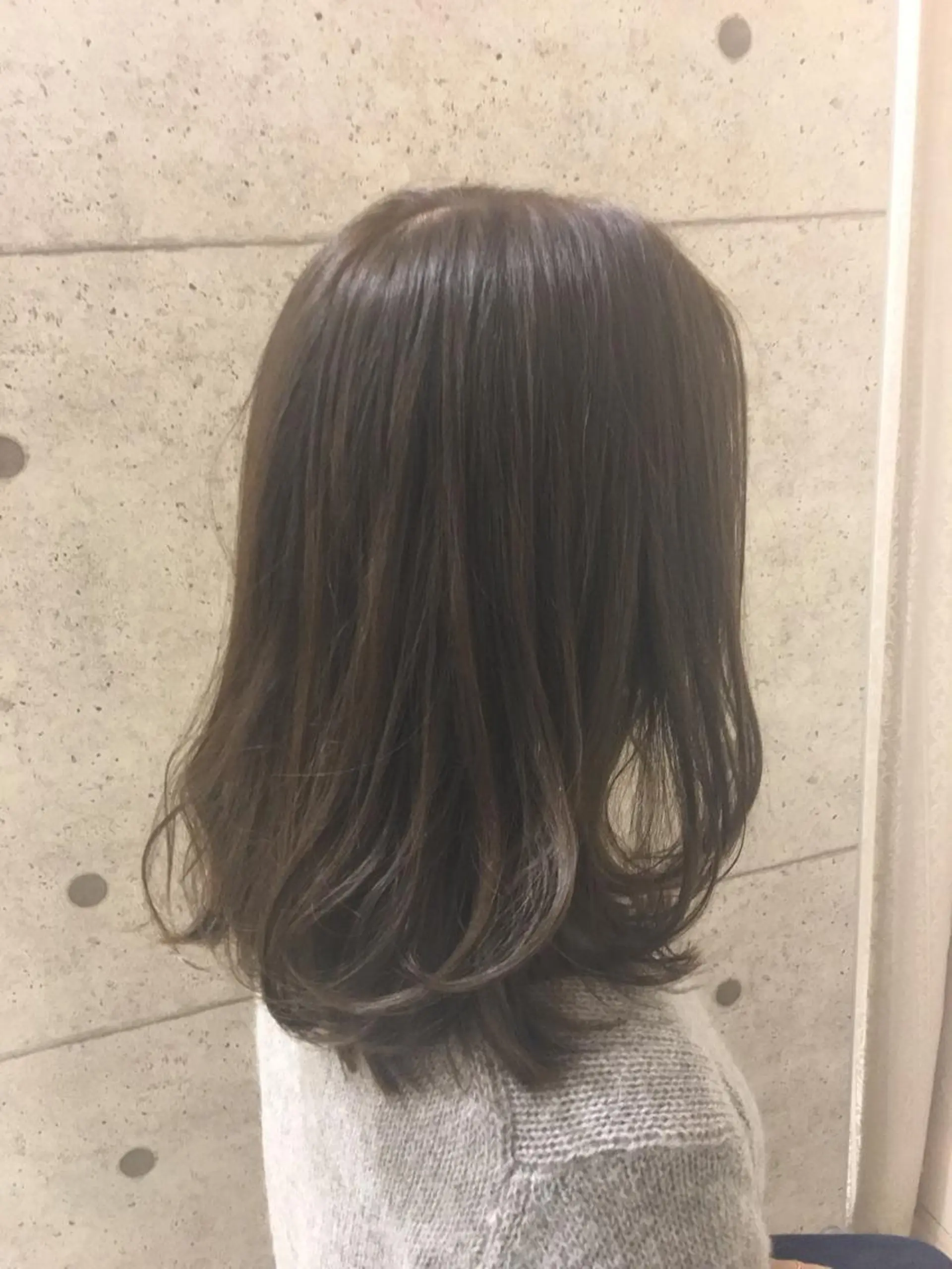 セミロング カラー ブラウンカラー ココアブラウン ココアグレージュ グレージュ RUMéL 🌙YUIのマツエク・マツパデザイン