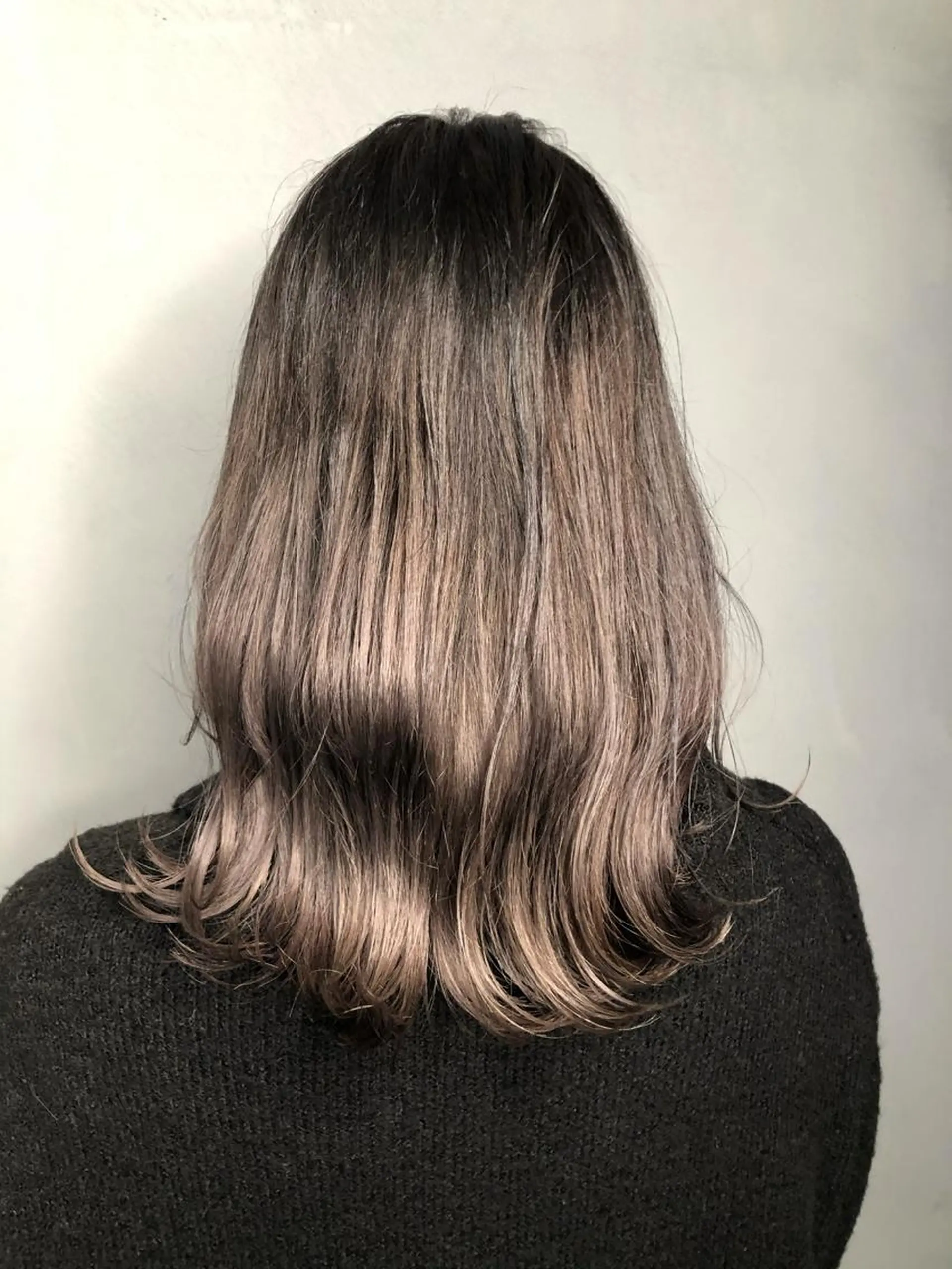 ミディアム カラー ヘアカラー トリートメント レイヤー/髪質改善/ ブリーチ/コタケのヘアスタイル