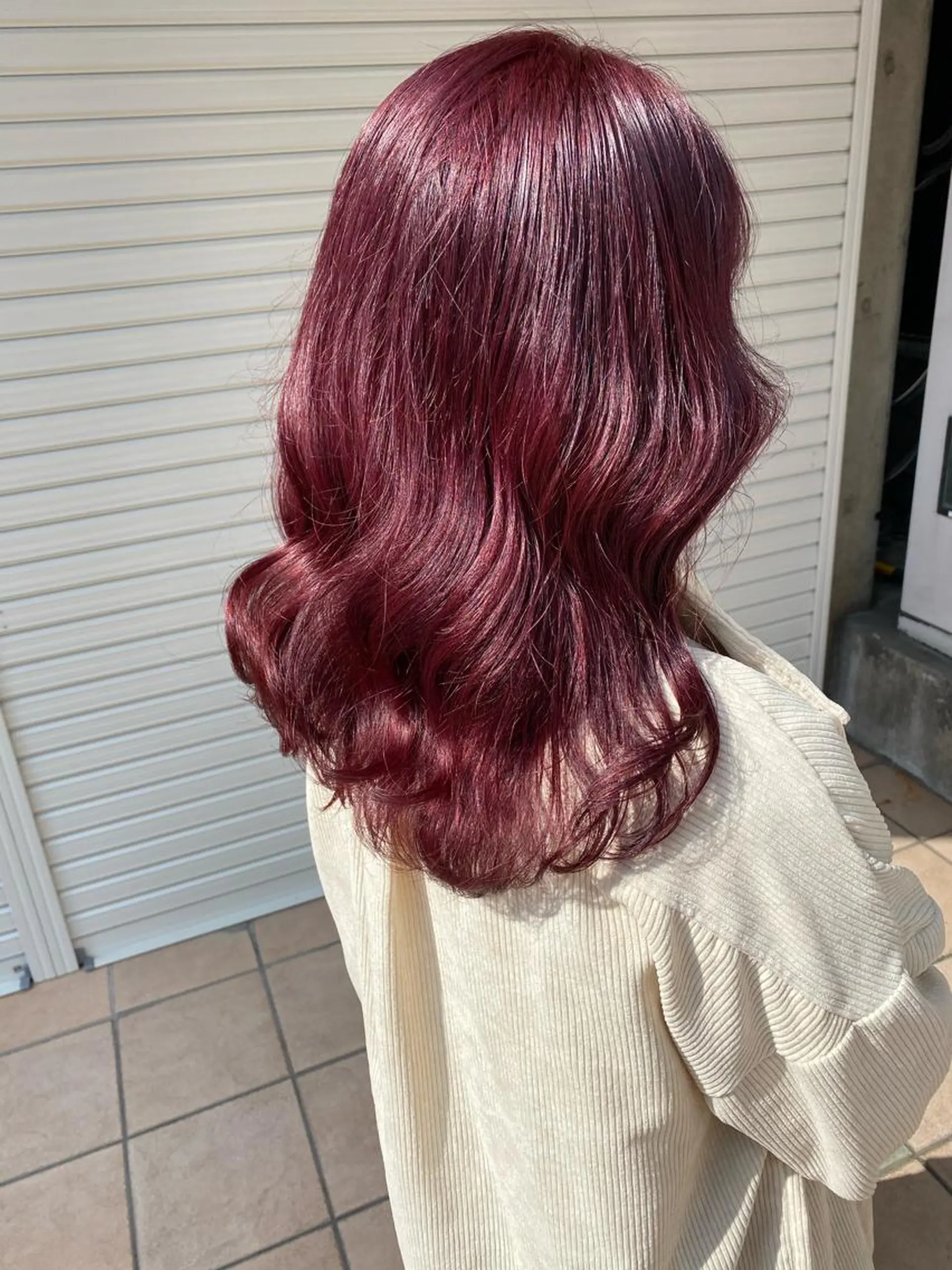 セミロング カラー 💗💗韓国レイヤー yu-ki💗💗のヘアスタイル