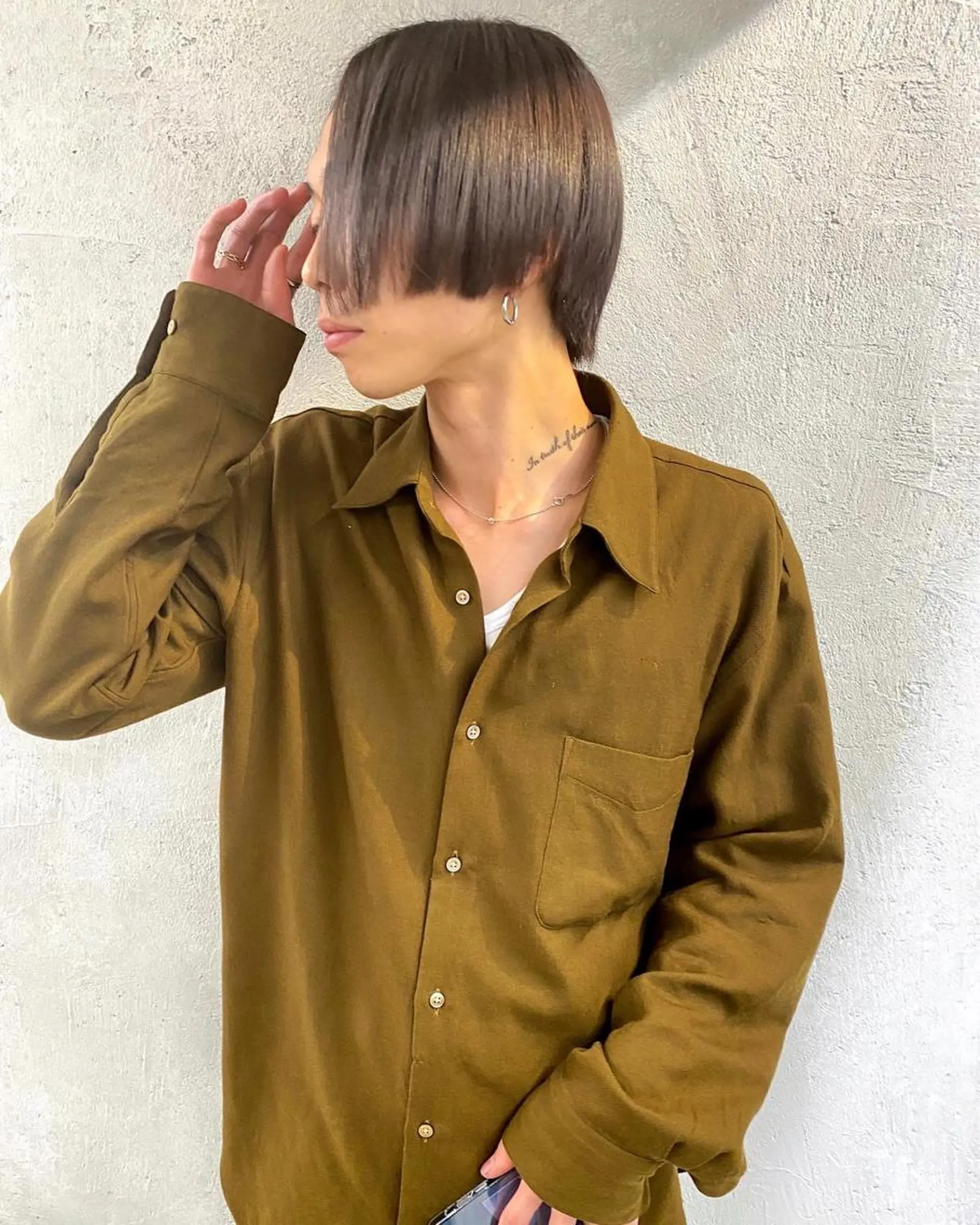 ミディアム カラー パーマ ヘアアレンジ メンズ 【池袋/スパイキー ショート】ⓝⓘⓜⓤのヘアスタイル