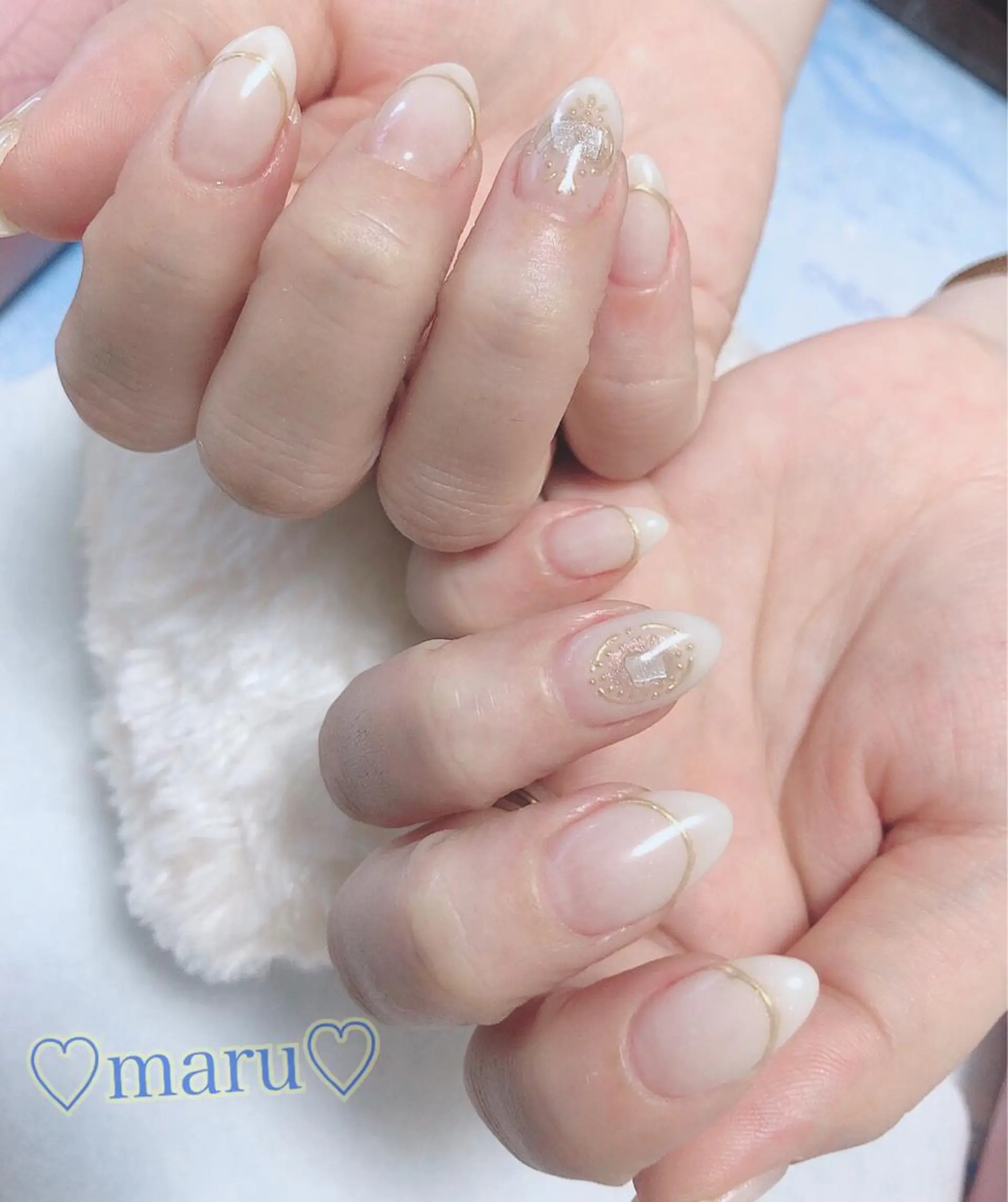 ネイル ハンドネイル フットネイル まるみ ♡のネイルデザイン