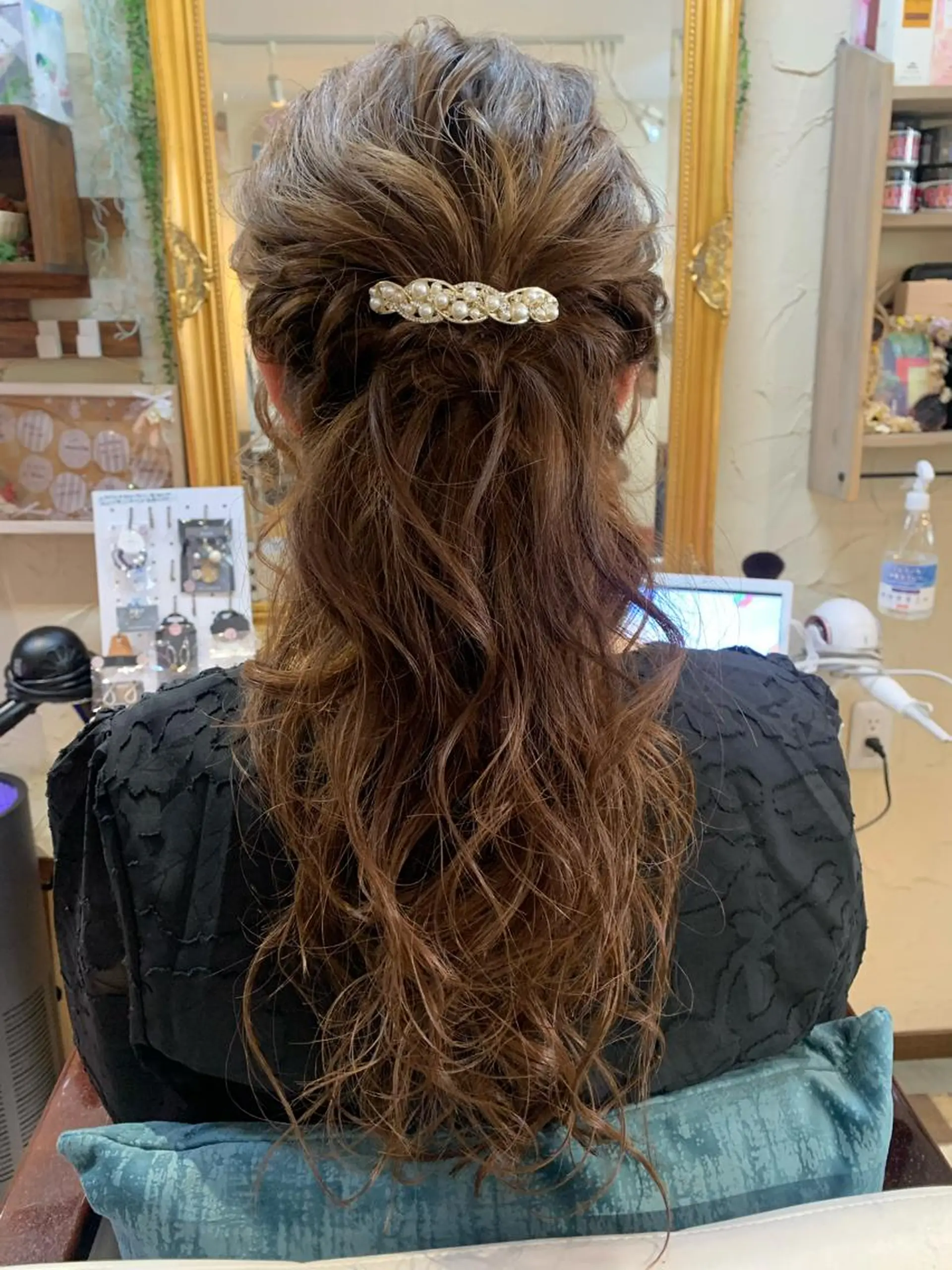 ロング ヘアアレンジ ヘアセット 林 友美のヘアスタイル