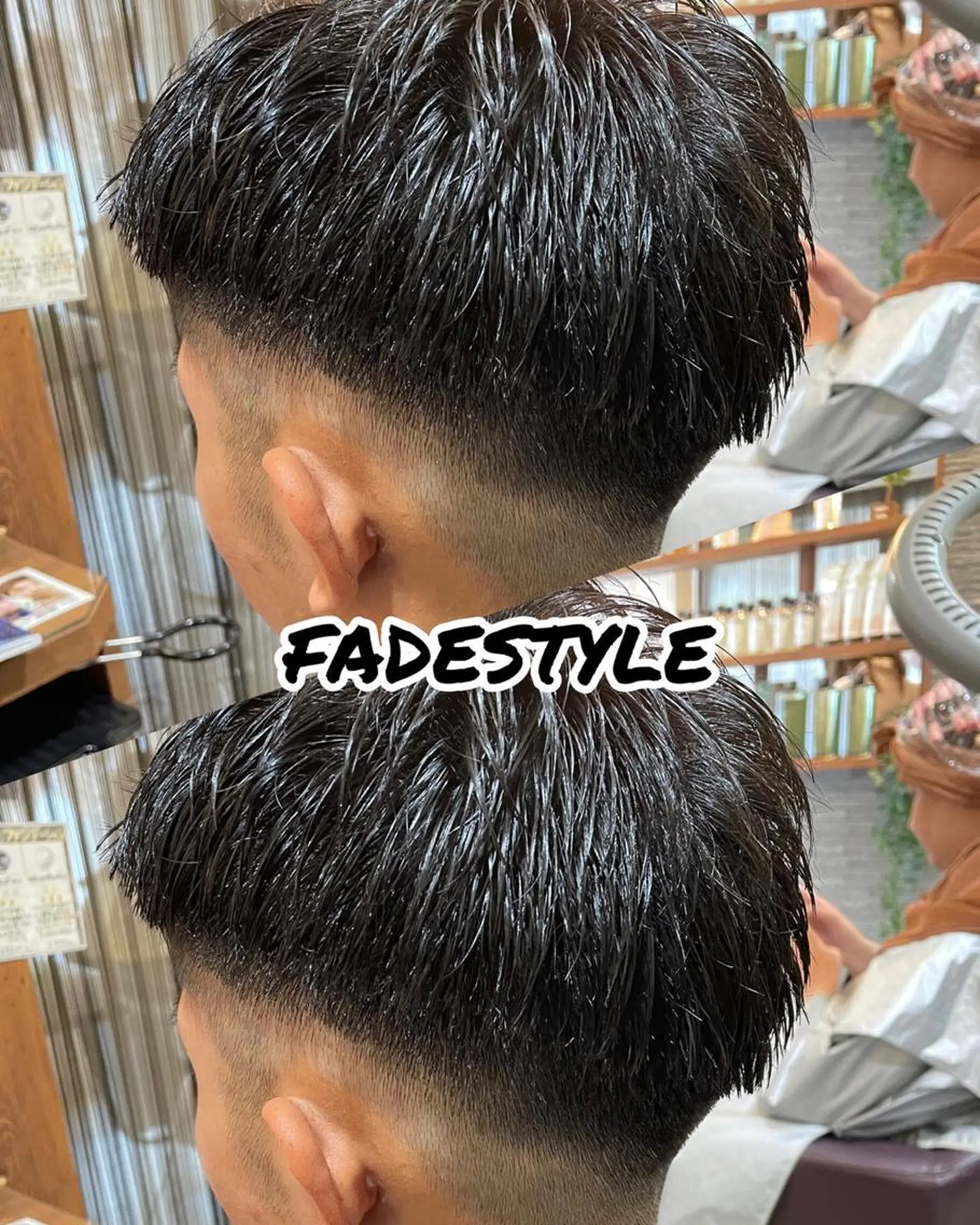 メンズ メンズブリーチ フェードカット メンズパーマ 仙台/メンズ/ フェザー/リョウのヘアスタイル