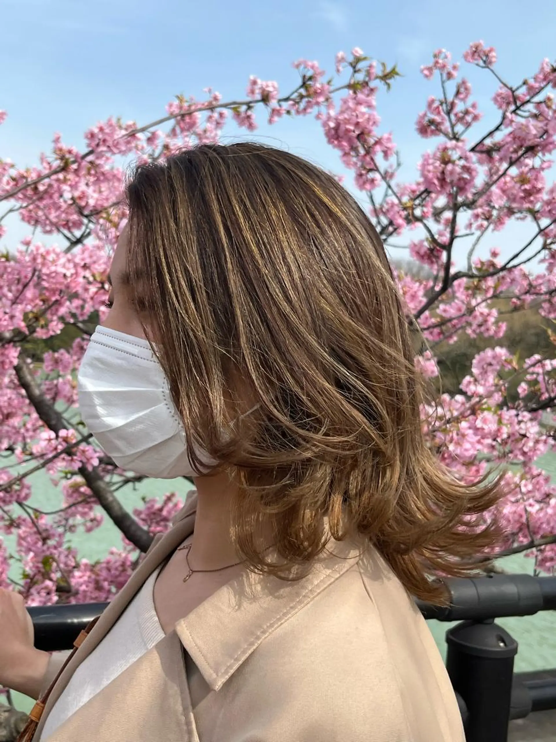 カラー バレイヤージュ グラデーションカラー ハイライトカラー the OSCAR所属・韓国ヘアスタイリスト Harukaのヘアスタイル