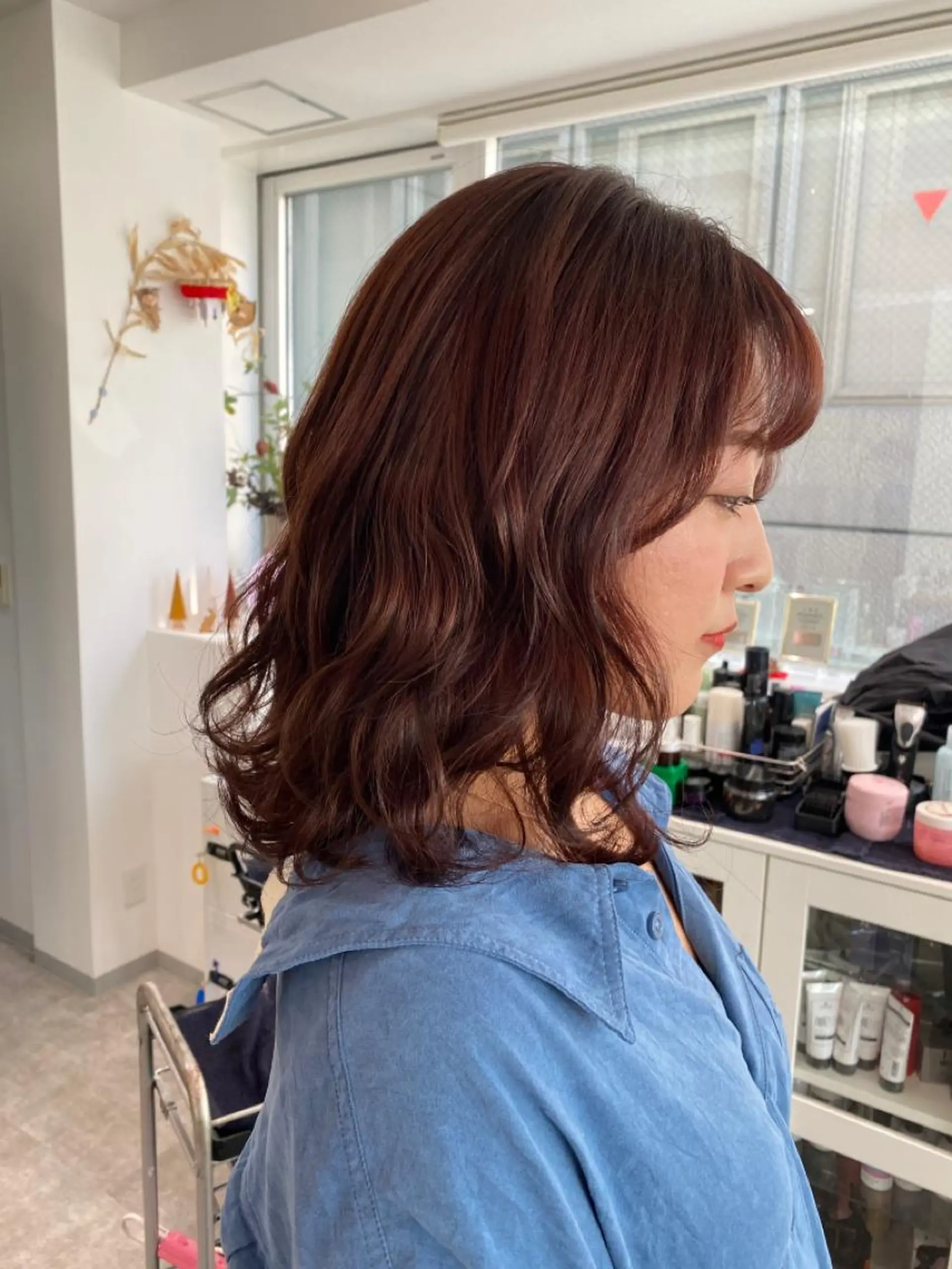 ミディアム カラー カット ヘアカラー JILBLAN京都 ショート/ハイライトのヘアスタイル