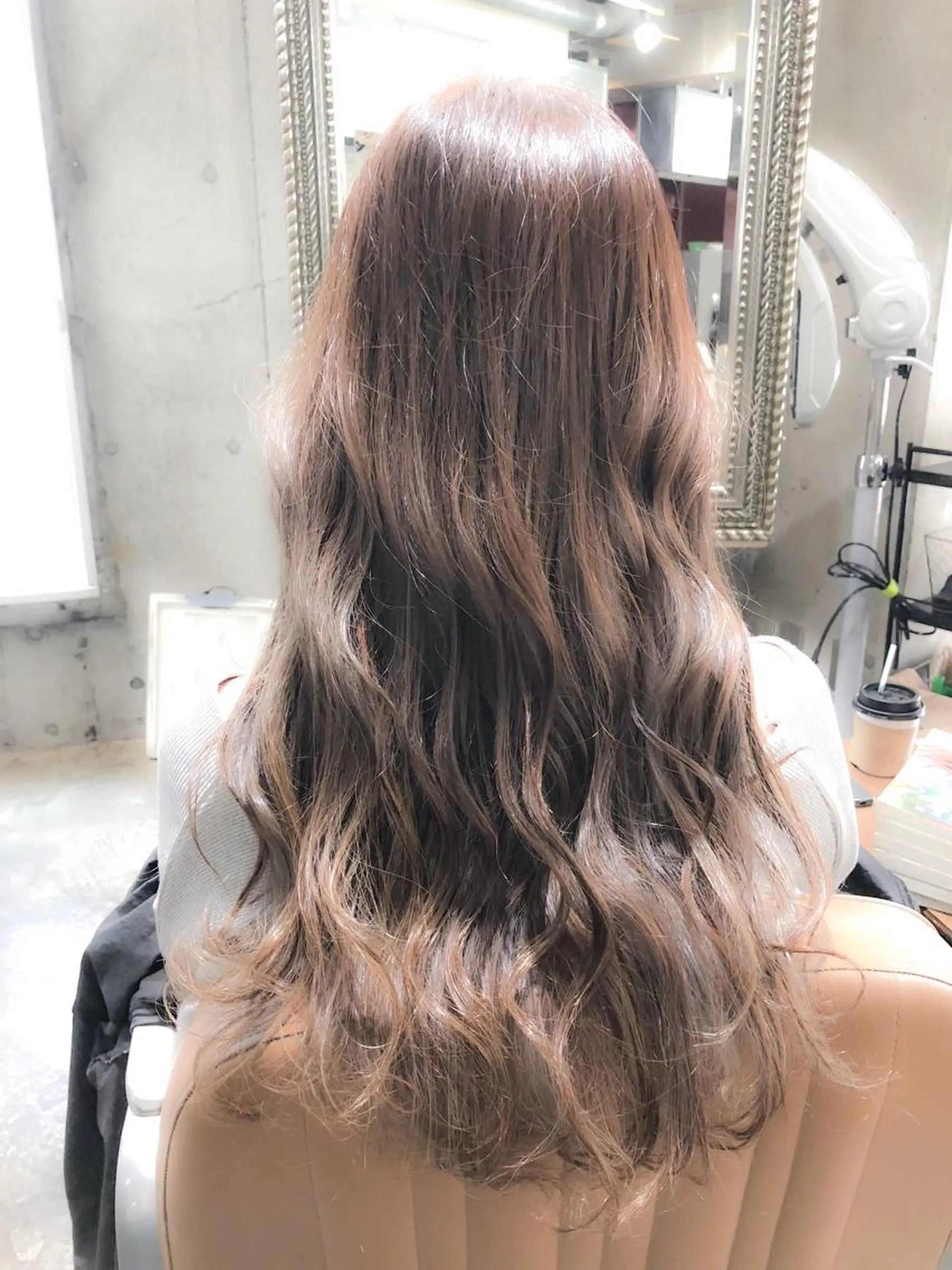 ロング カラー ベージュカラー 北條 優輝のヘアスタイル