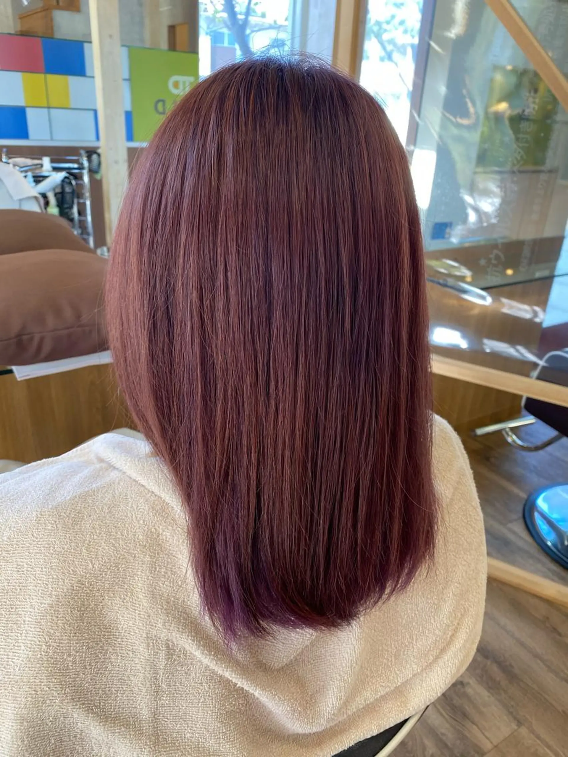 セミロング カラー 🌻井上 マリー🌻のヘアスタイル