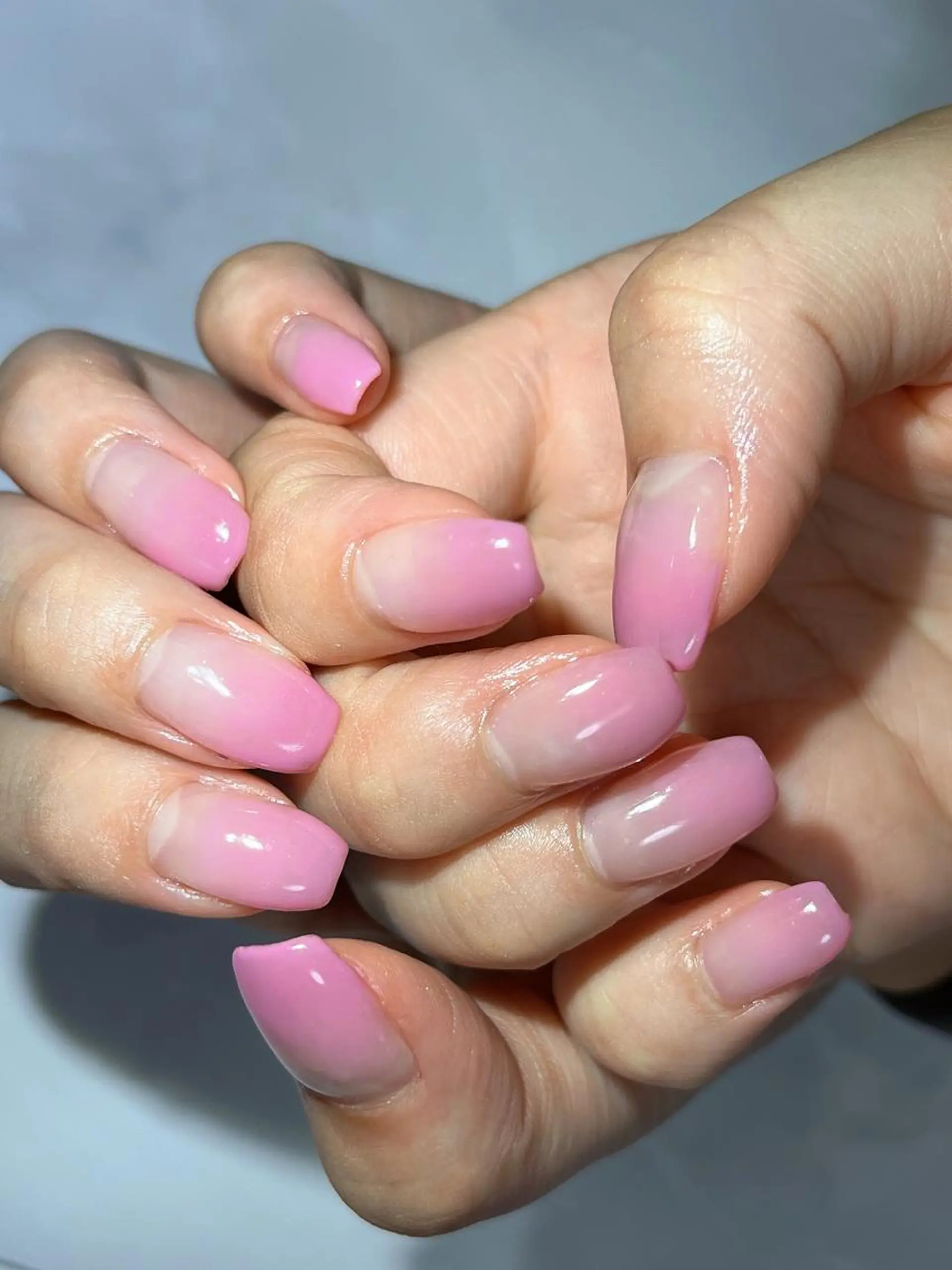 ネイル ジェルネイル グラデーション パラジェル 上村 未来のネイルデザイン