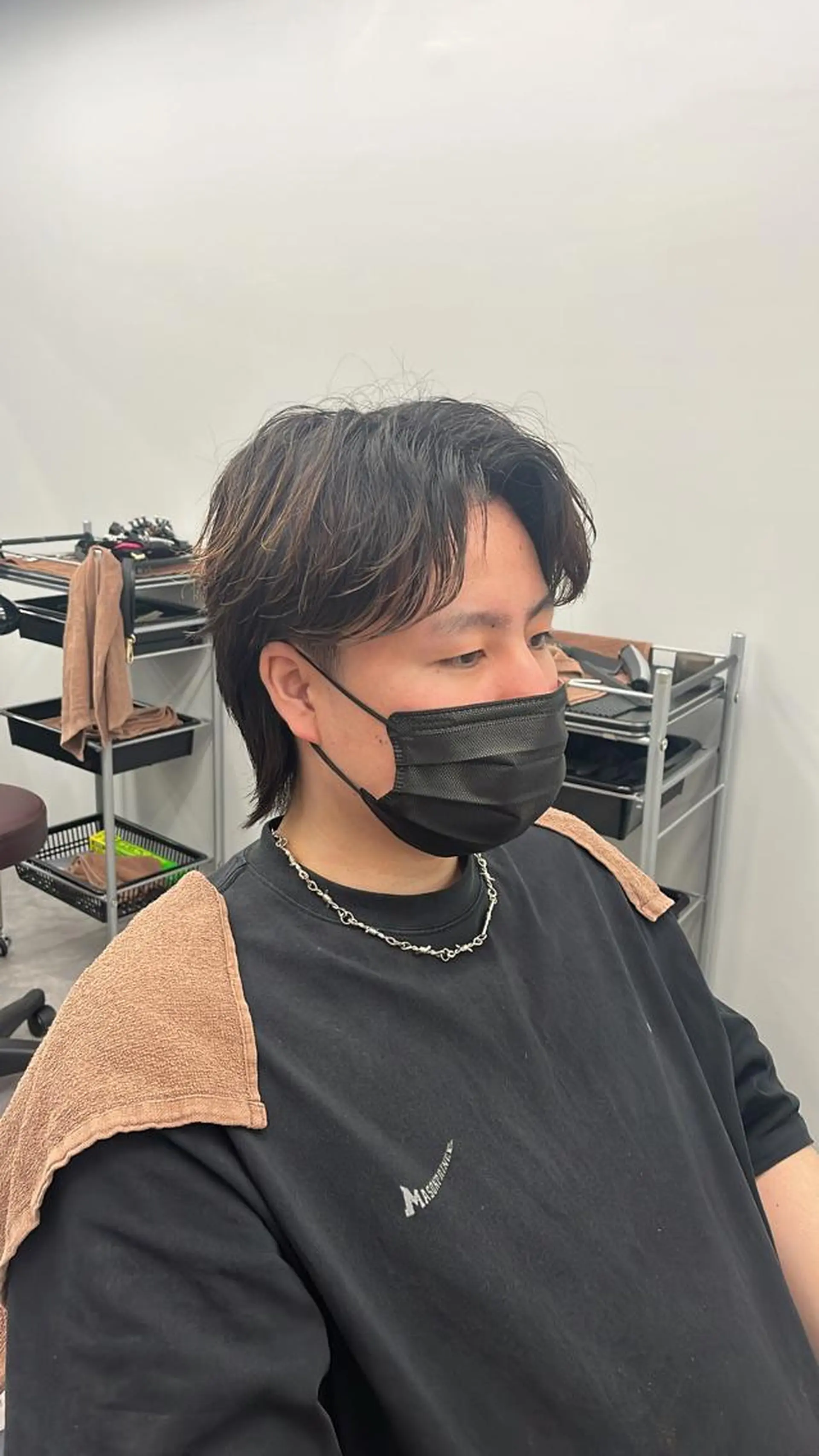 ショート メンズ センターパート Men's hair salon　FIRST所属・釜谷 健二郎のヘアスタイル