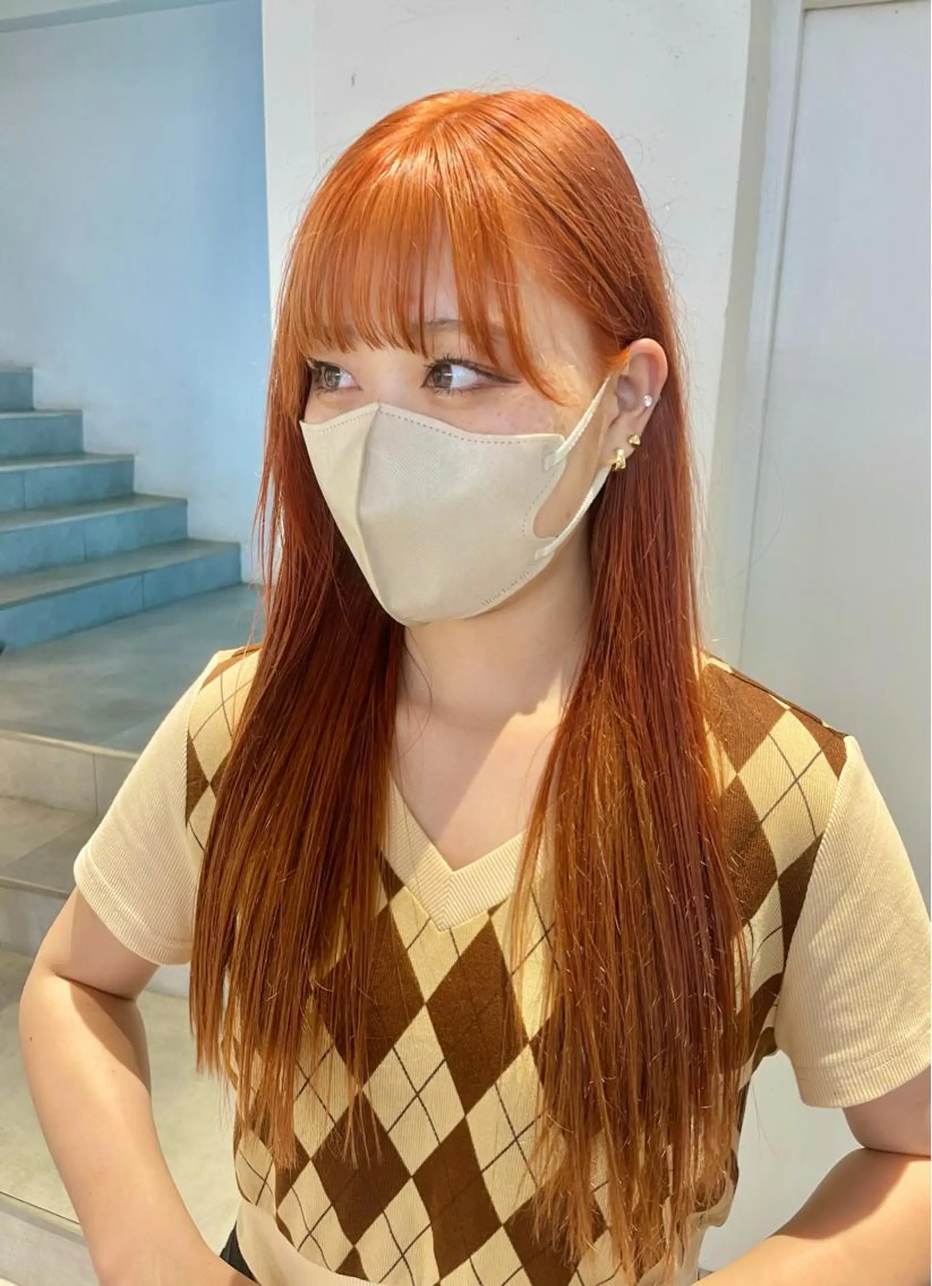 カラー ヘアカラー 🎀ボブ＋ハイトーン シュカ👶🏻のヘアスタイル