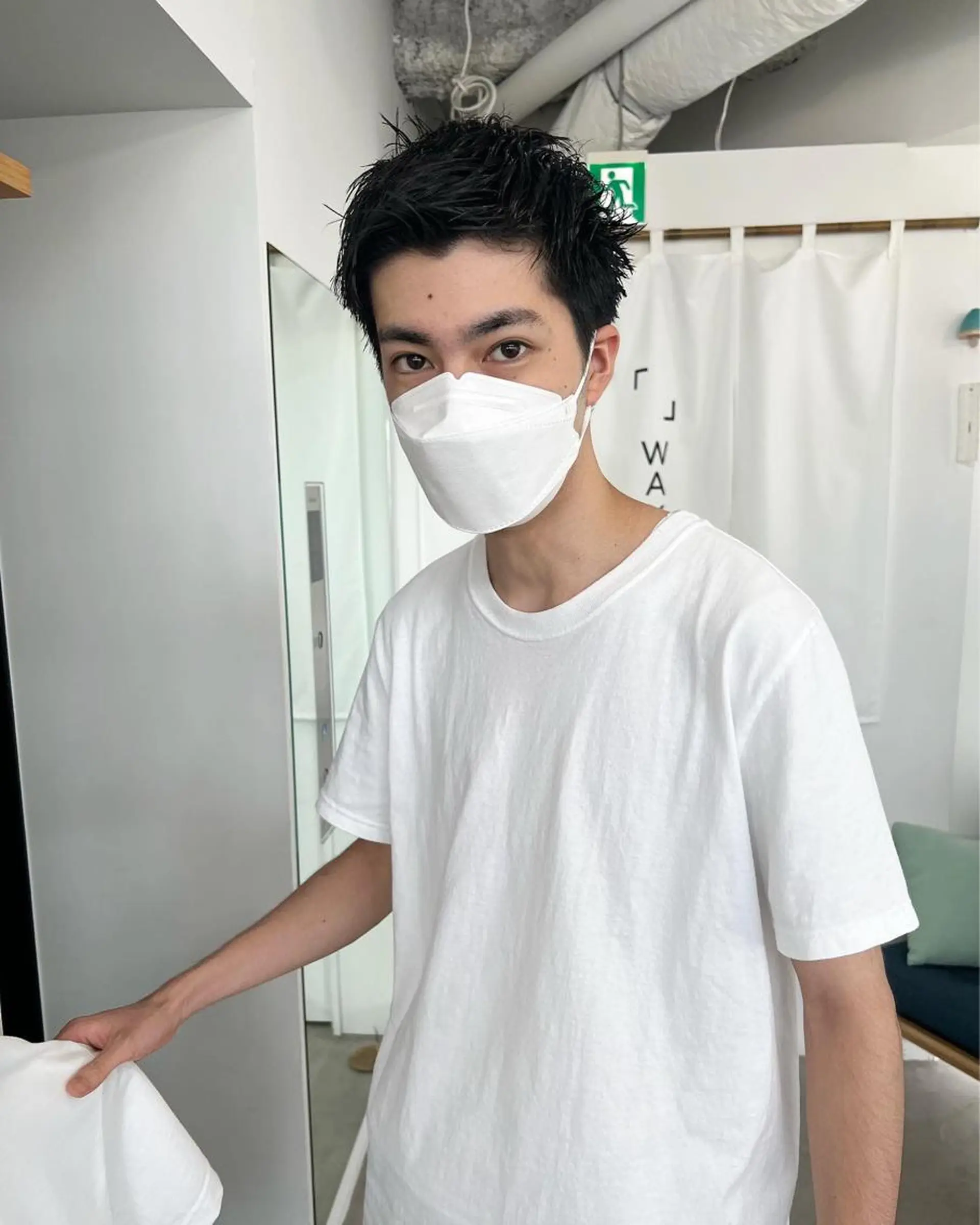 ショート メンズ スパイキーショート ショートヘア 表参道メンズカット hikariのヘアスタイル