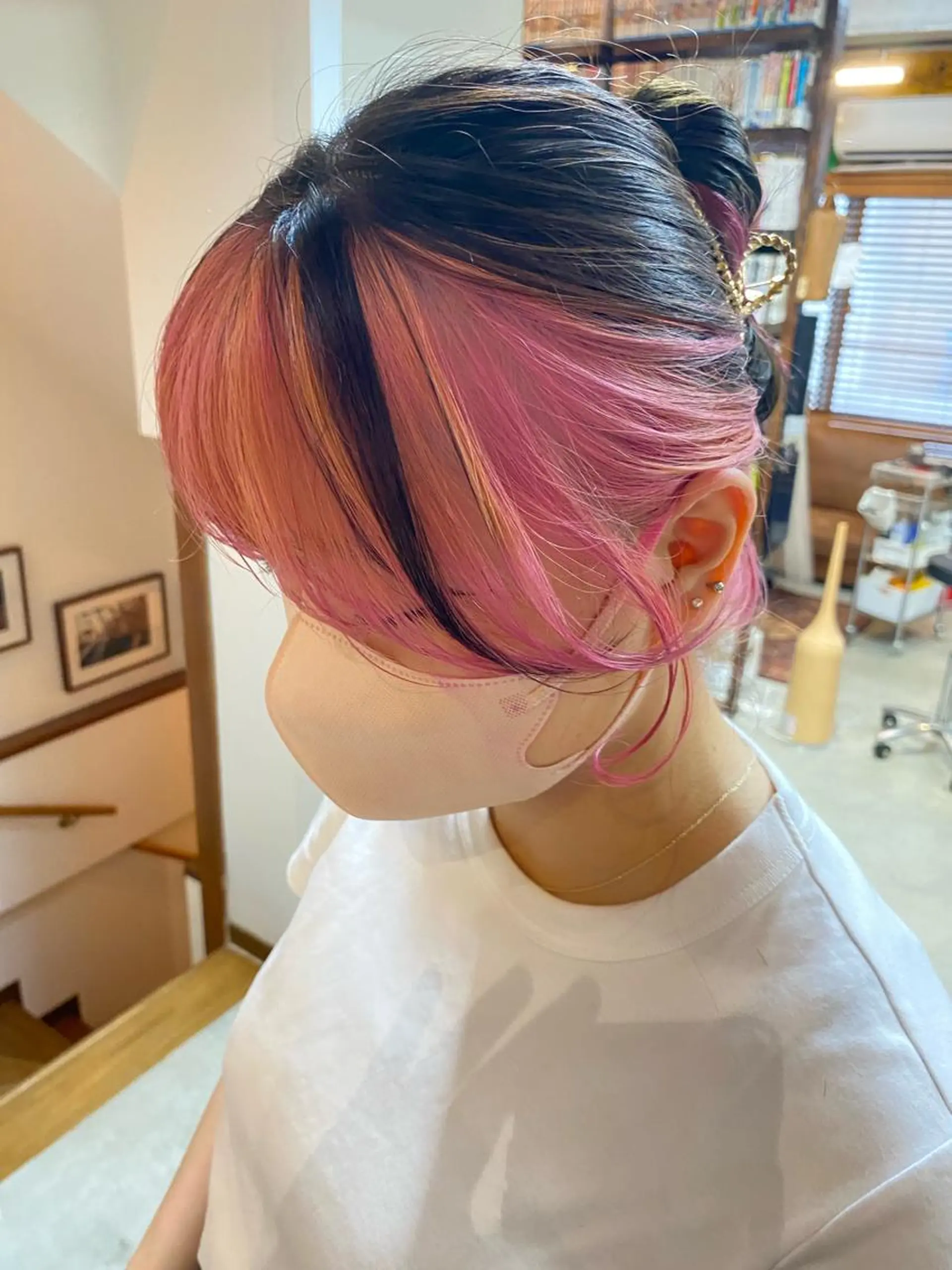 セミロング ミストバング ヘアカラー トリートメント マツダテホノカ🌼 ボブ・ハイトーン🌼のヘアスタイル