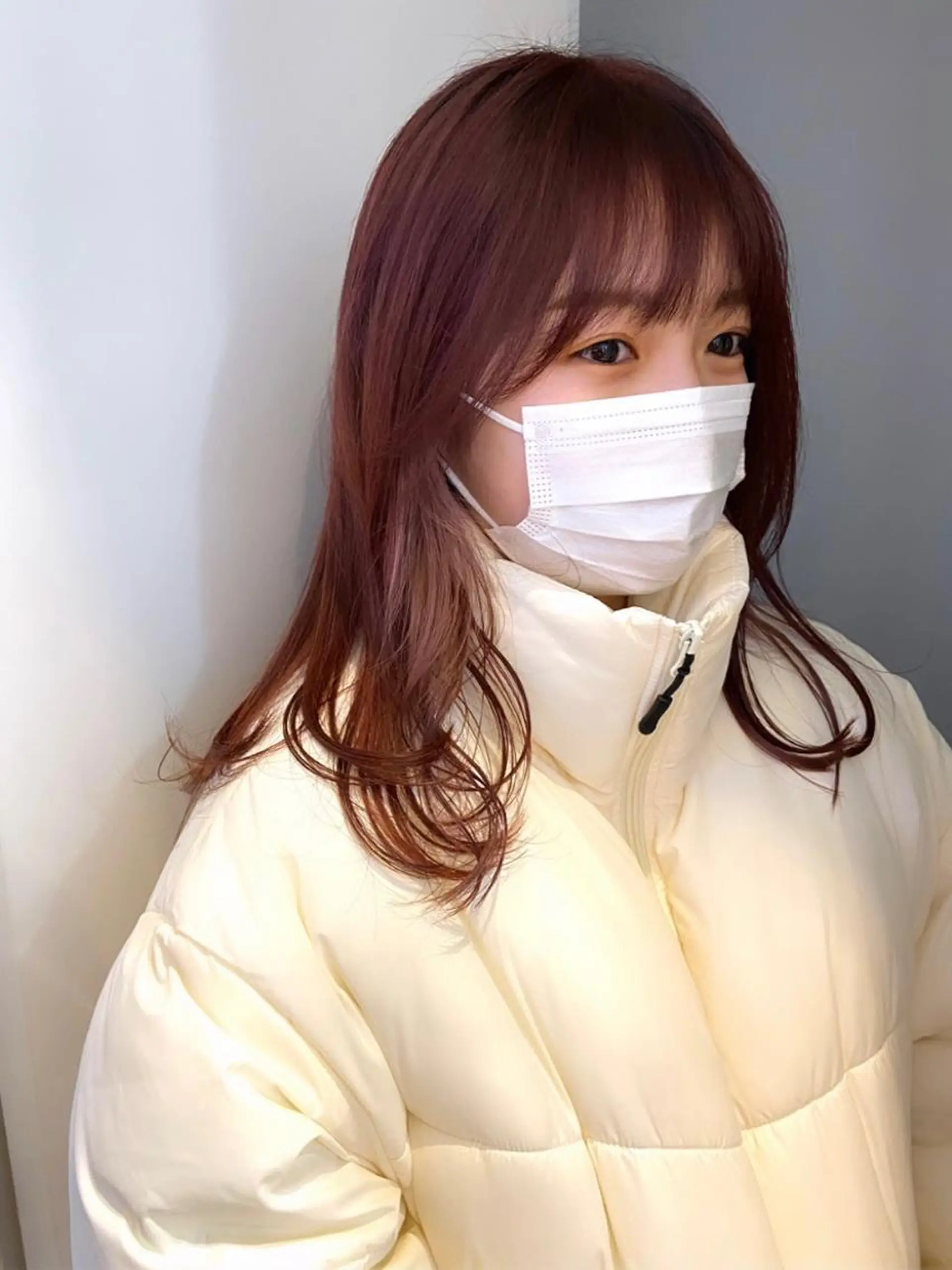 セミロング カラー écouter所属・ショート/ウルフ ハイトーン/カイセイのヘアスタイル