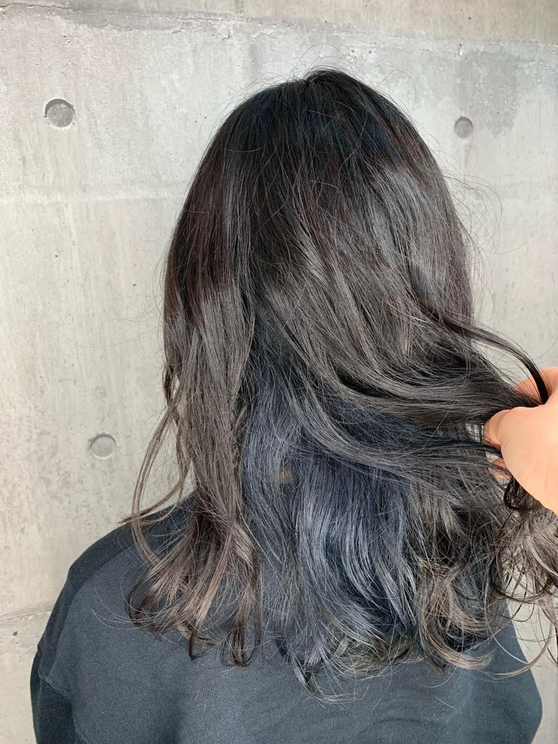 セミロング カラー パーマ 小関 茅里のマツエク・マツパデザイン