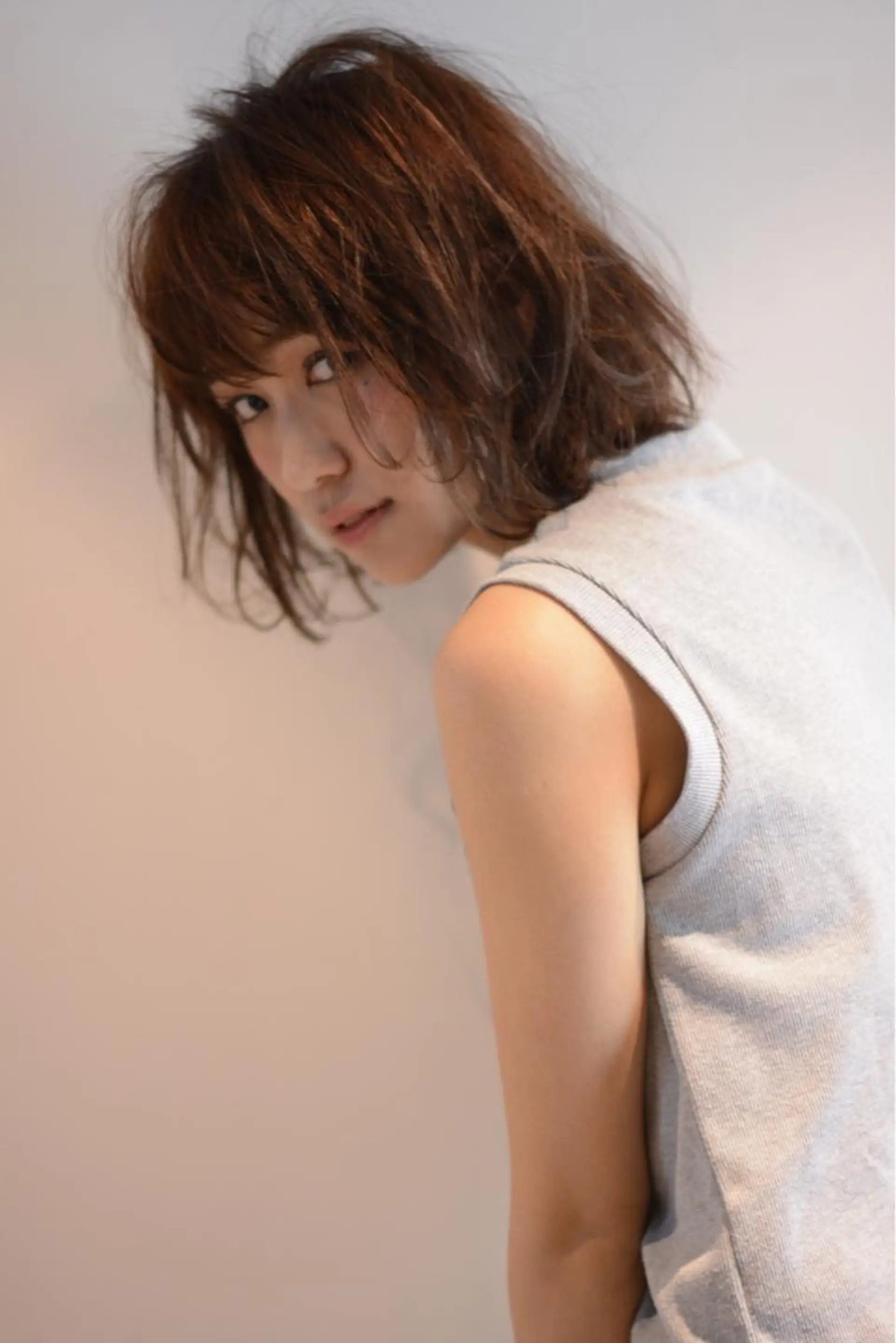 セミロング ケアブリーチ特化🍀 ハイライトOK寛也のヘアスタイル