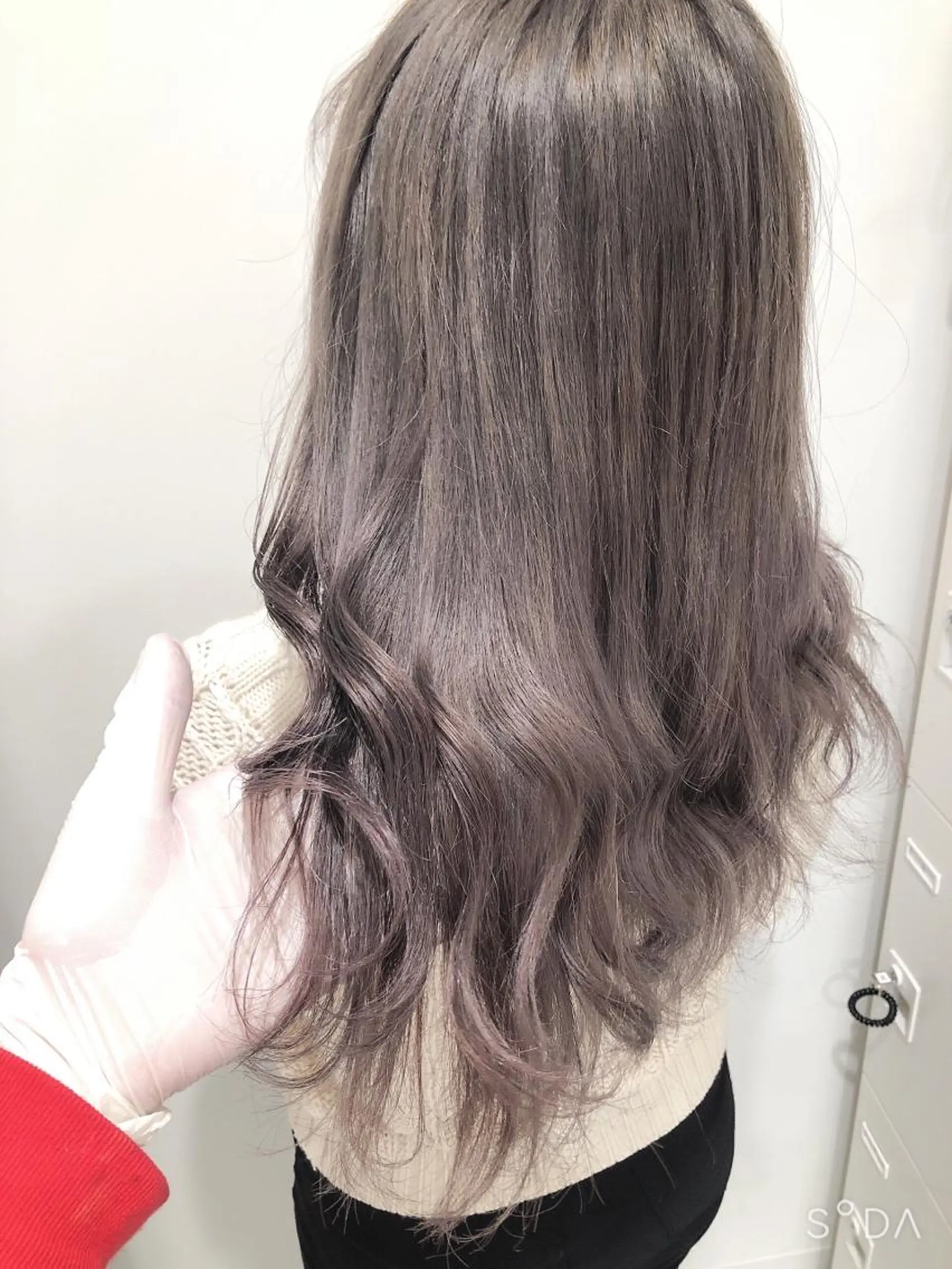 ロング カラー ラベンダーカラー カット ヘアカラー トリートメント ヘアセット 透明感カラー🤍 Kaitoのヘアスタイル