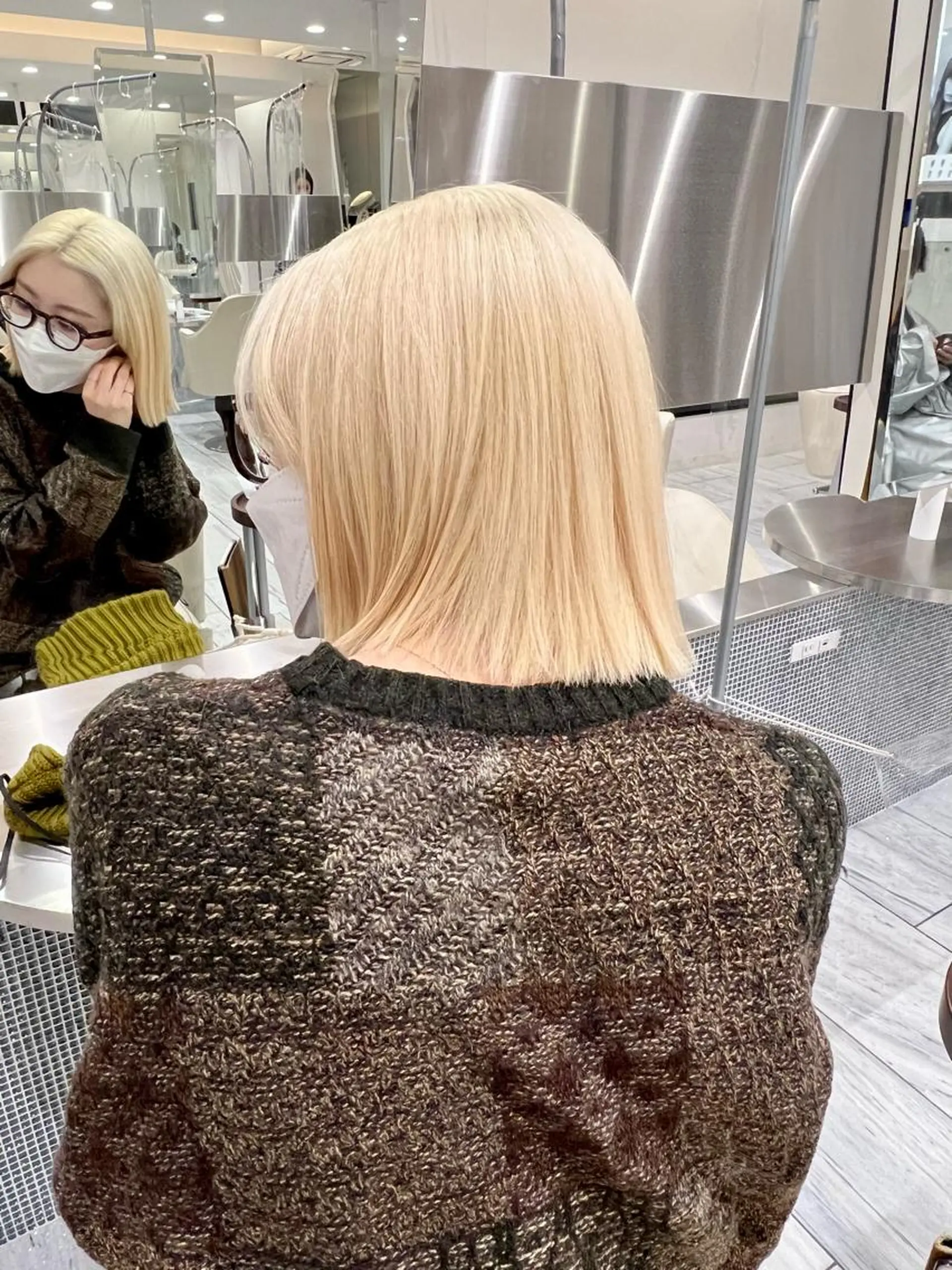 ミディアム カット 縮毛矯正 slow所属・名取 純平のヘアスタイル