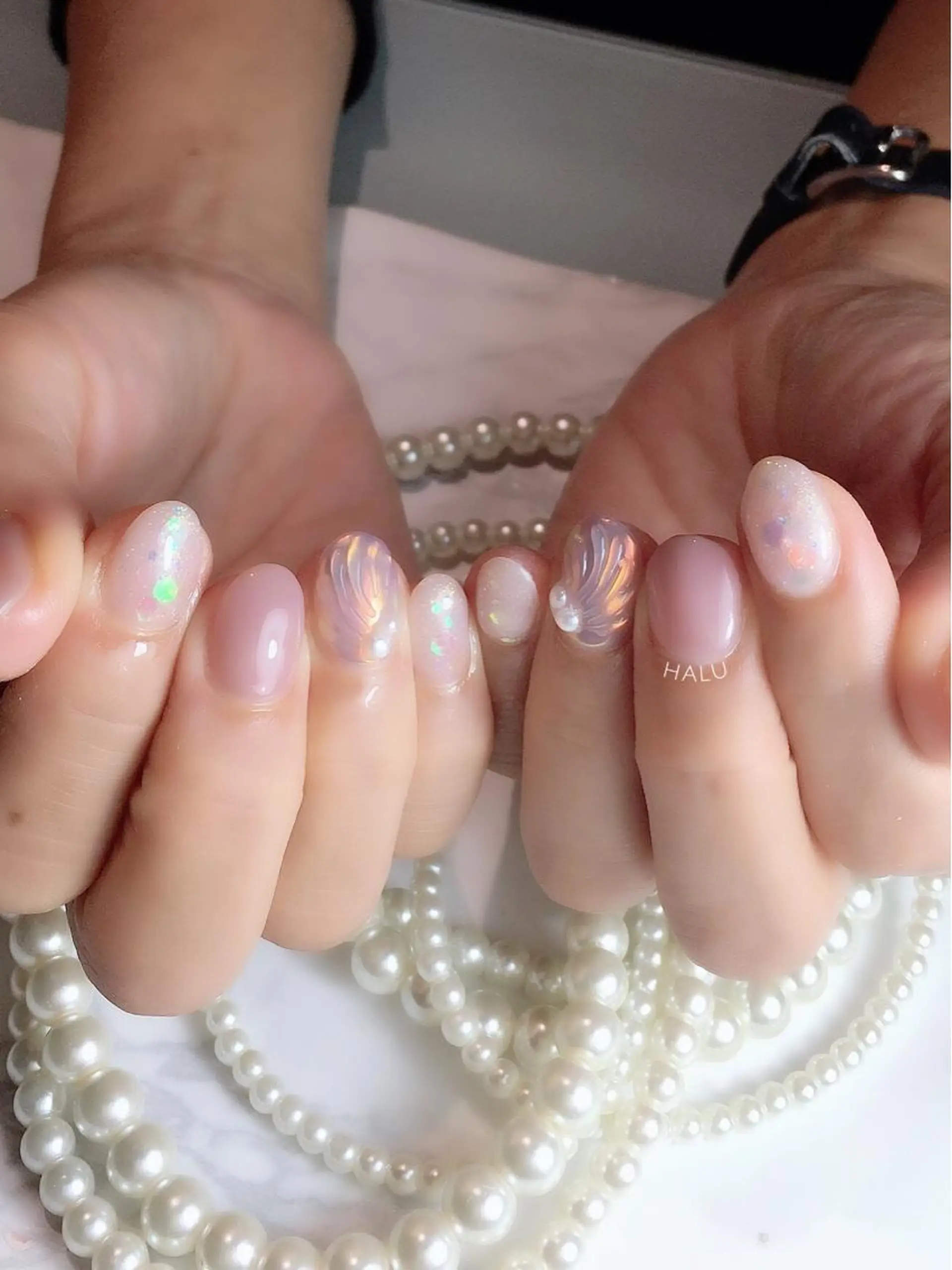 ネイル キラキラネイル HALU ハルのネイルデザイン