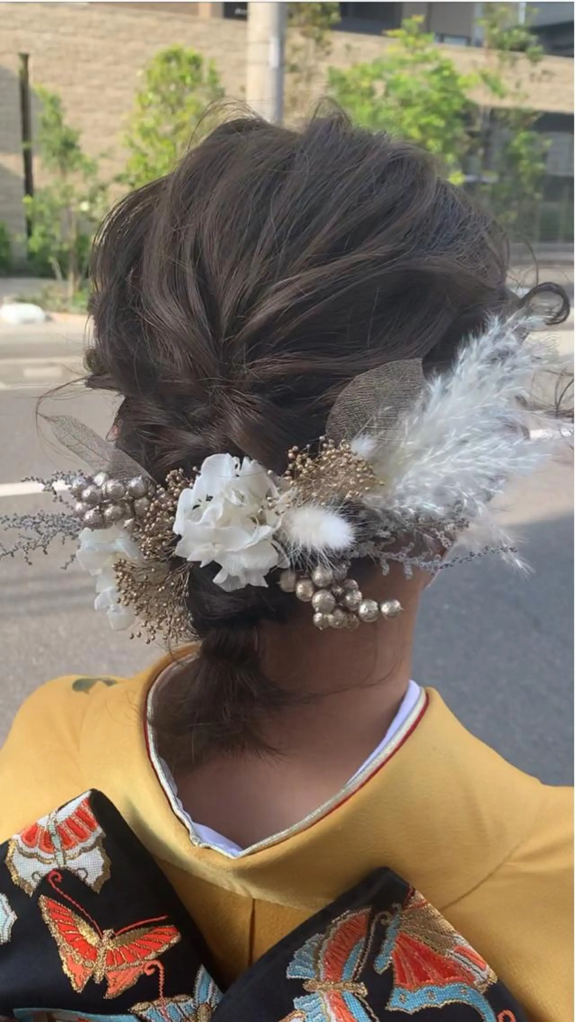 ヘアアレンジ 成人式 ボブ HARE 川崎晴佳のヘアスタイル