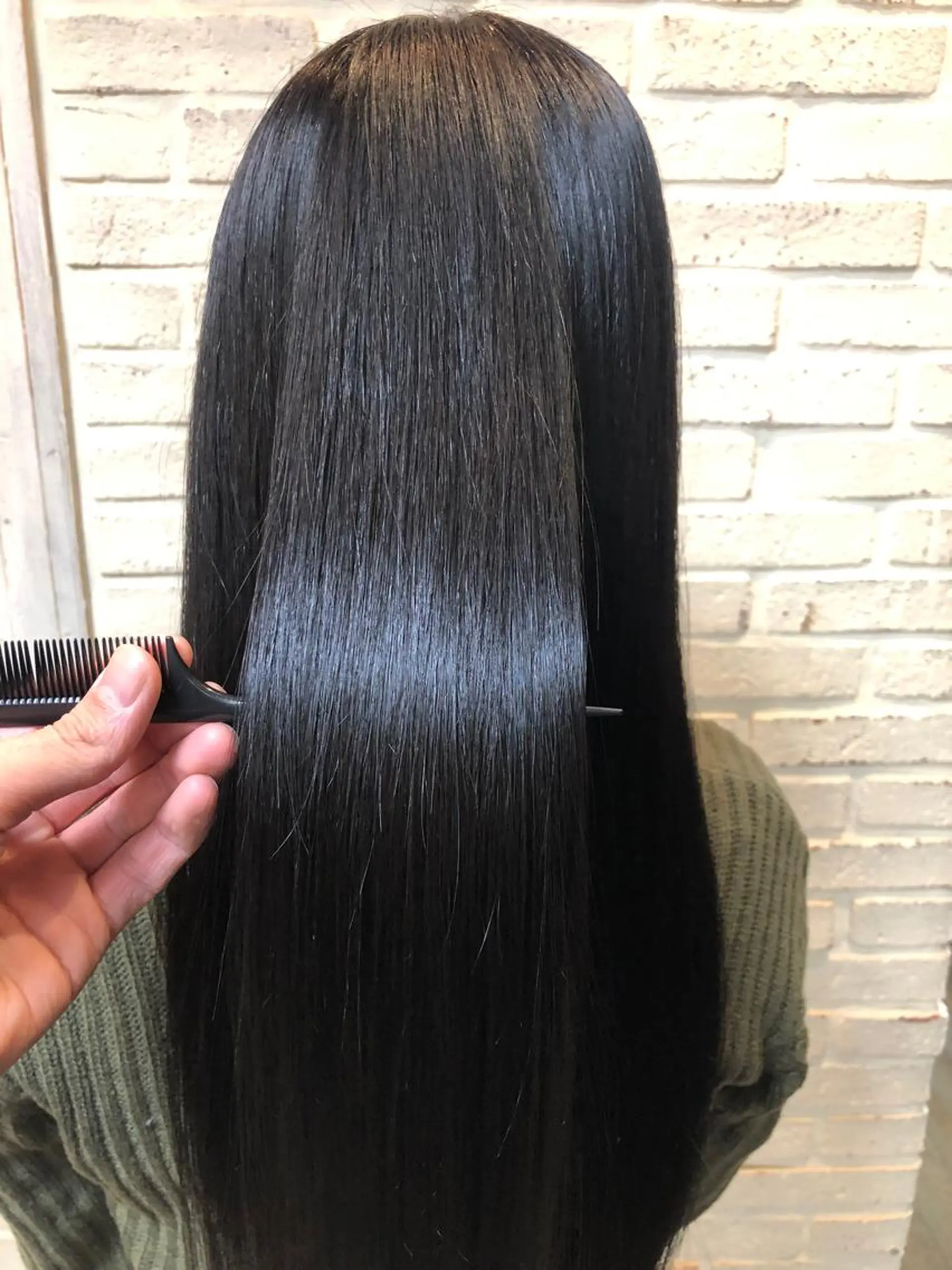 ロング パーマ 大人艶カラー/ ショートカット　辻岡のヘアスタイル