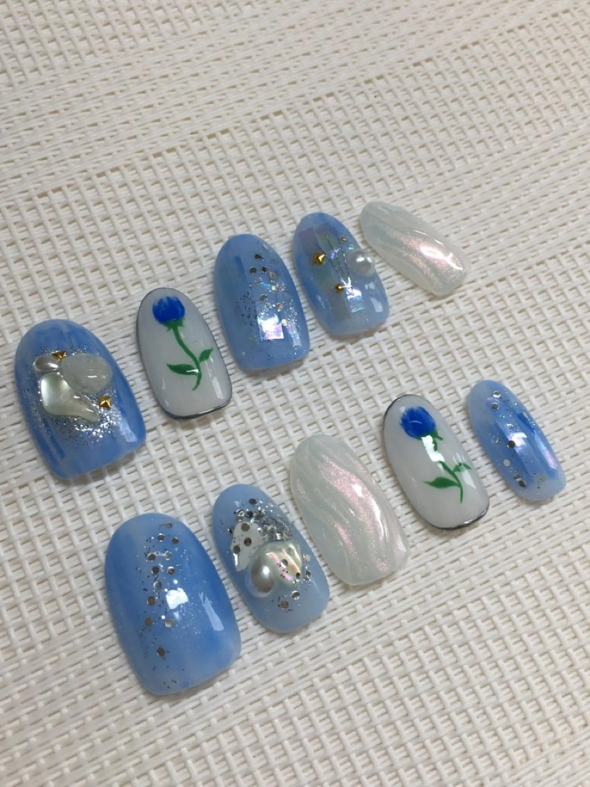 ネイル アートネイル フラワーネイル ハンドネイル kipinail 川﨑えりかのネイルデザイン