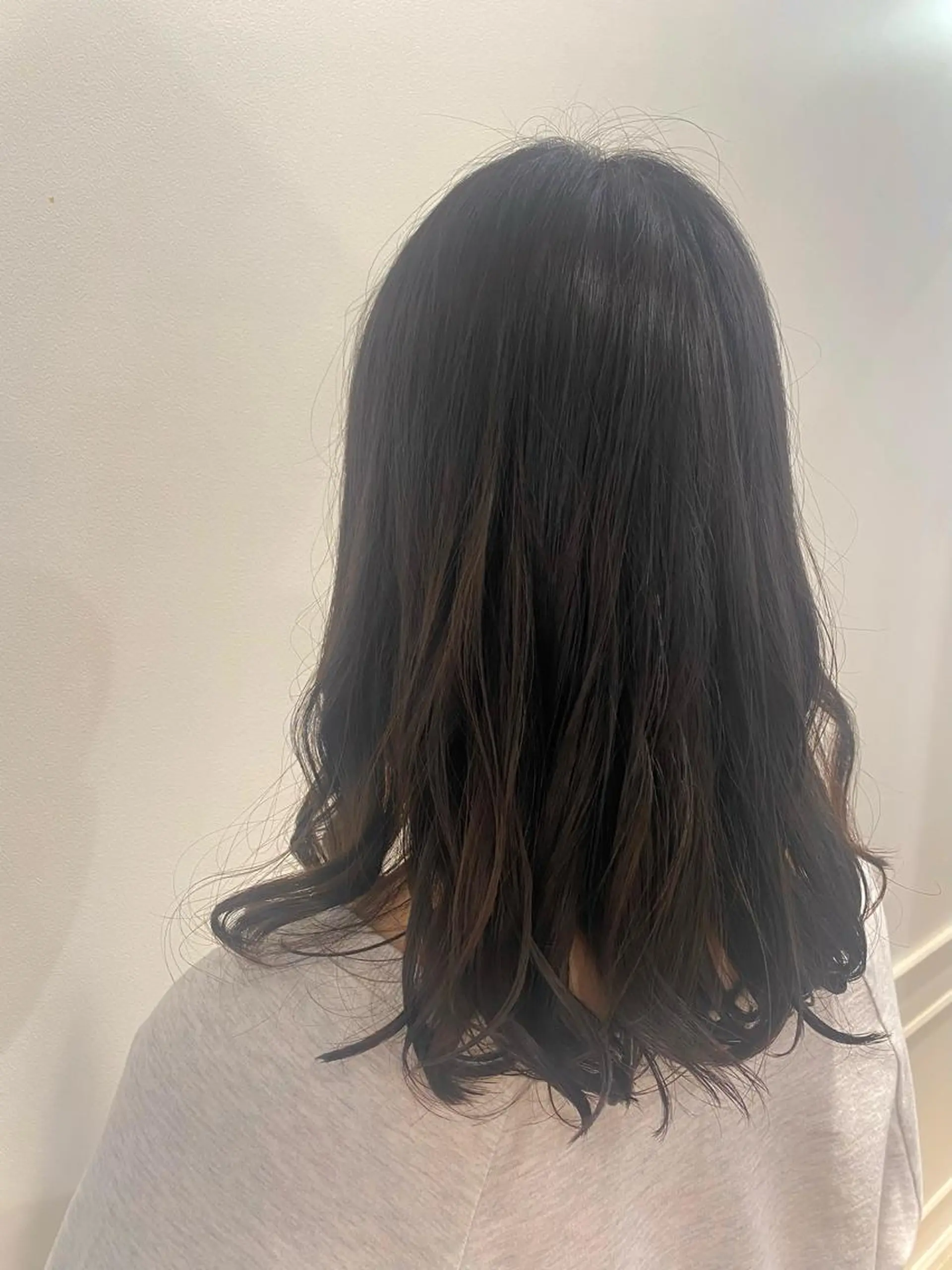 ロング パーマ 福田 里央のヘアスタイル