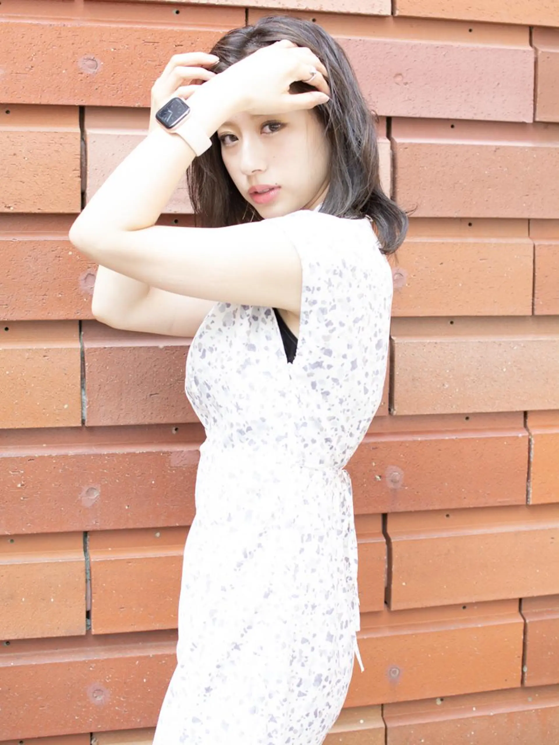 ミディアム カラー ショートボブ ベージュカラー ブルーカラー ブルージュ グレージュ 撮影モデル 斉藤 正敏のその他イメージ