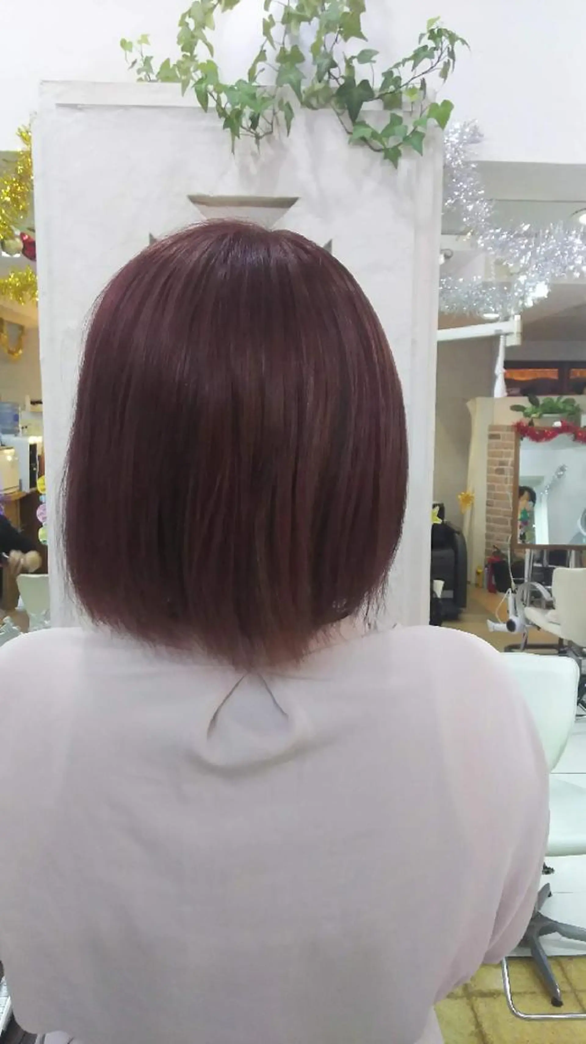 カラー 森山 稜大のヘアスタイル