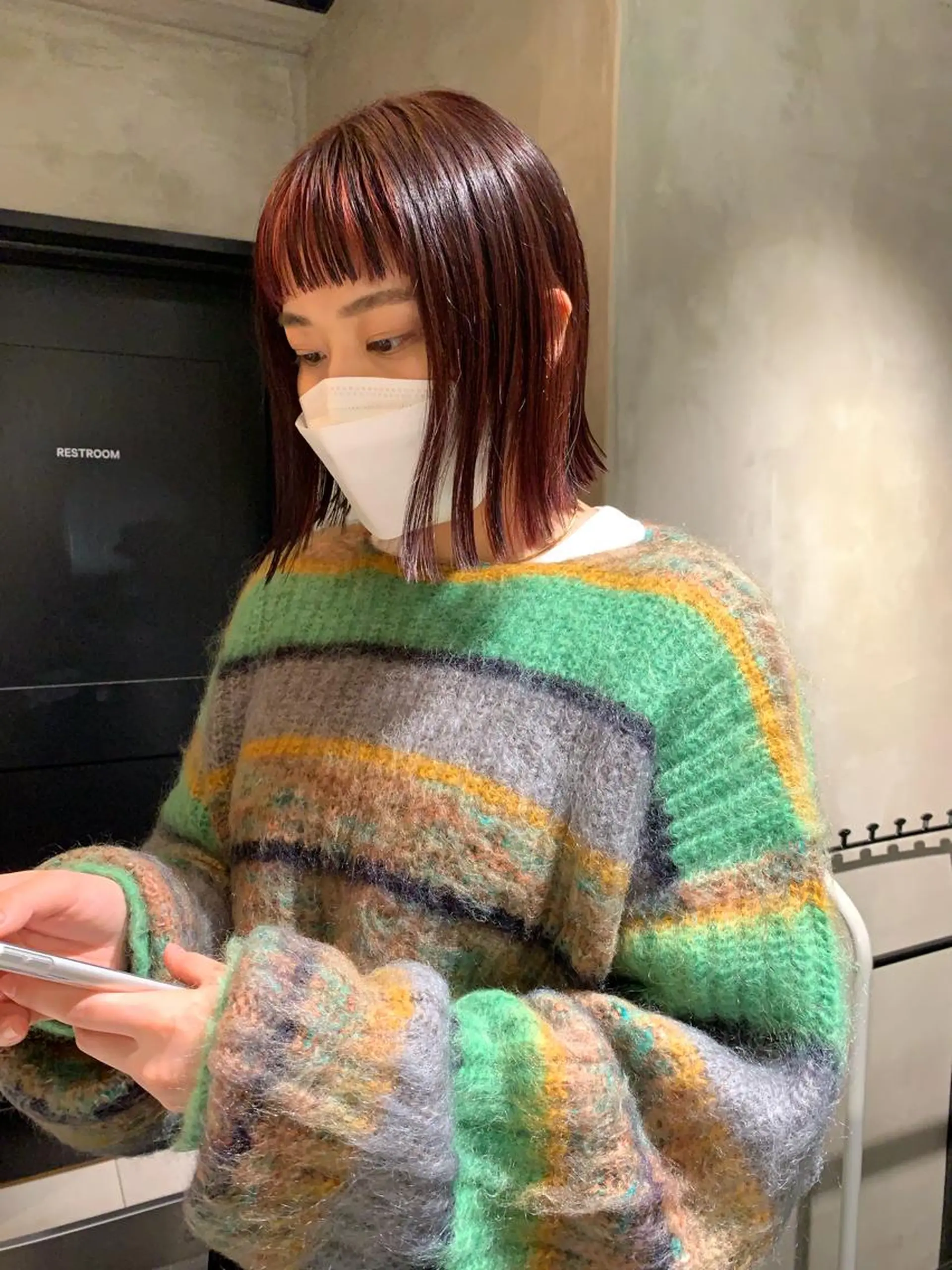 ミディアム カラー ヘアカラー トリートメント アンニュイヘア🪽 ayumiのヘアスタイル