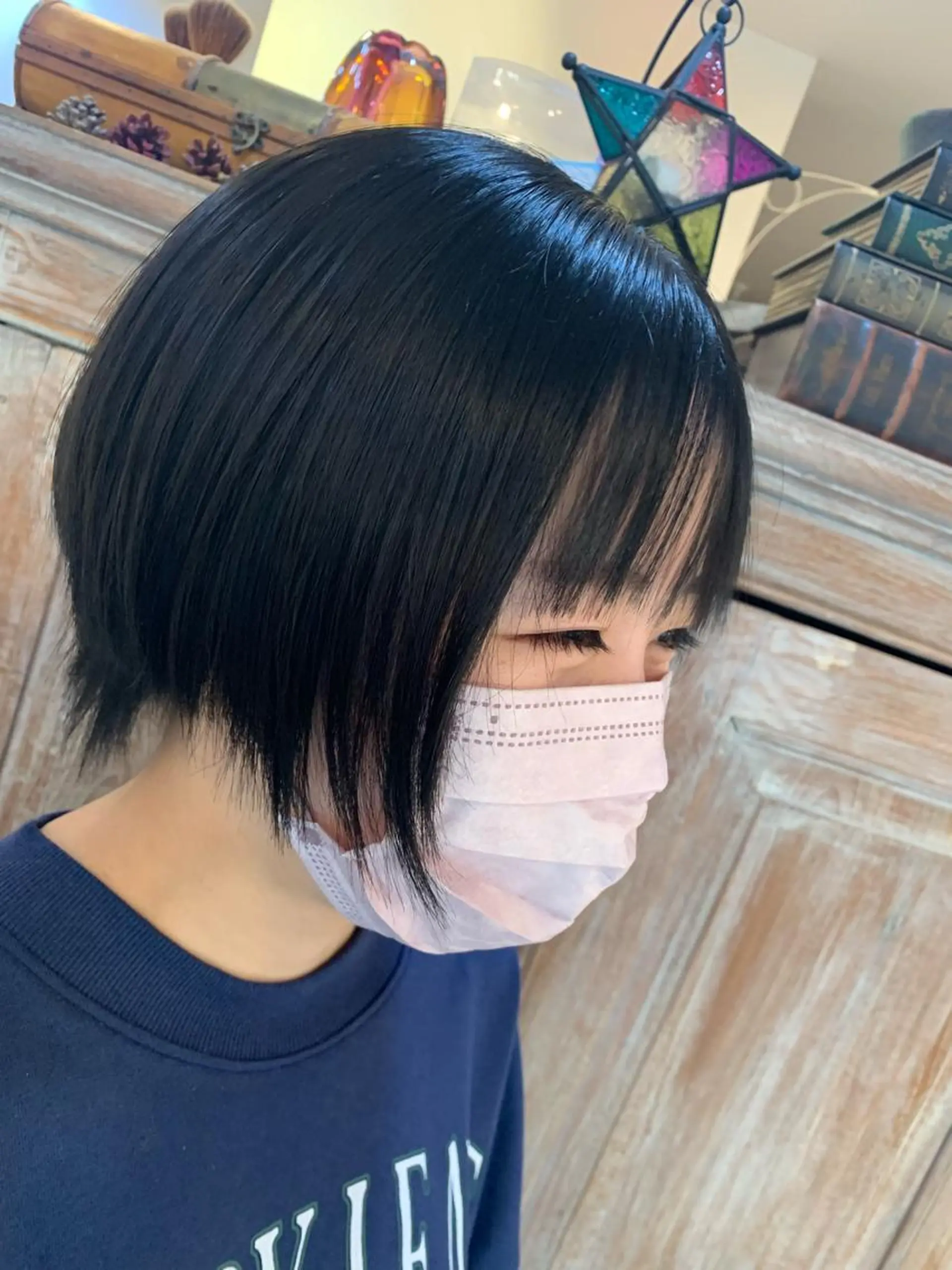 ショート パーマ 縮毛矯正 ストレートパーマ カット 縮毛矯正 トリートメント ヘッドスパ nishimura makotoのヘアスタイル