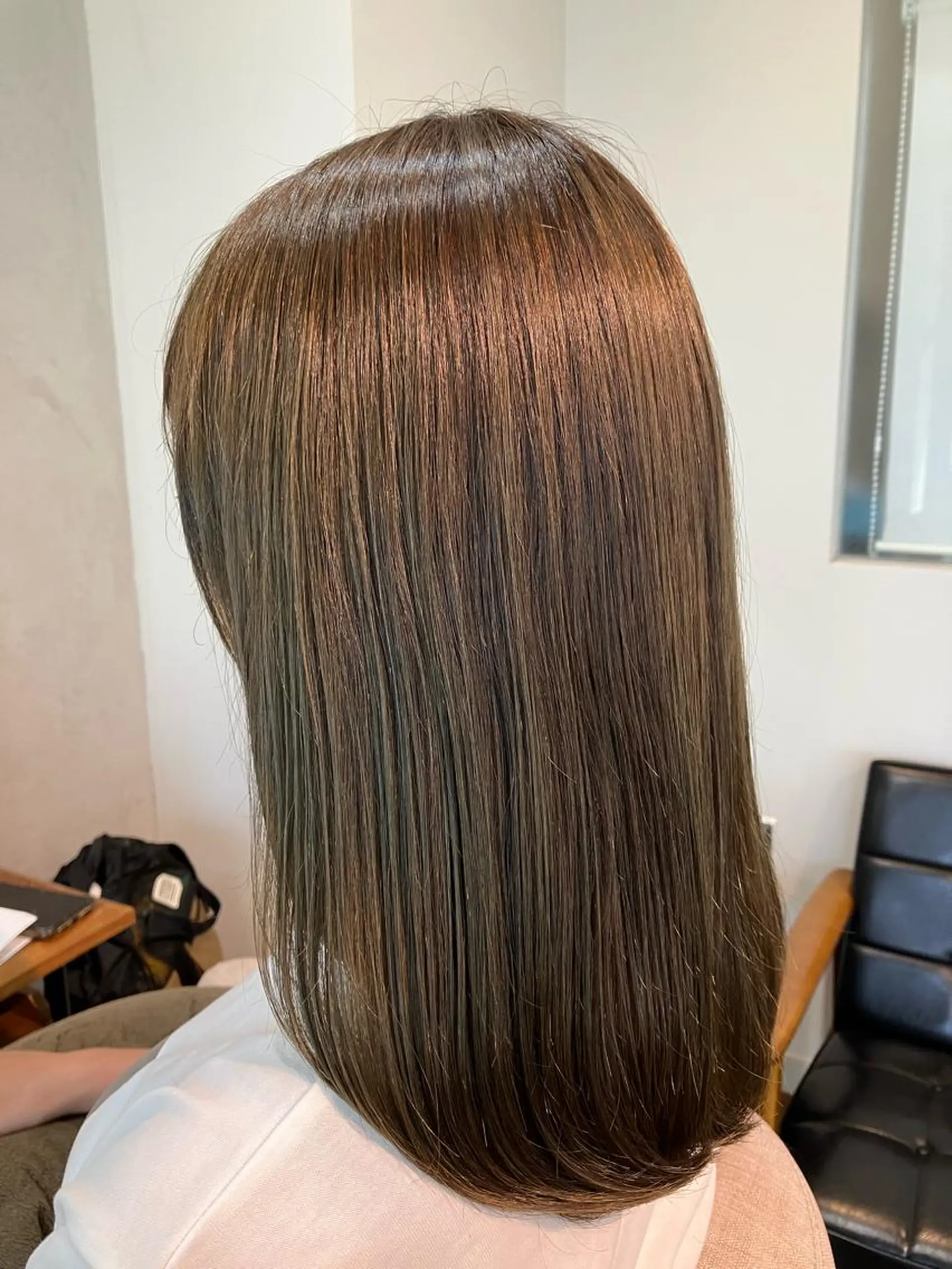 セミロング カラー マツエク・マツパ アディクシーカラー ベージュカラー ナチュラル Hair&Make Nahoのマツエク・マツパデザイン