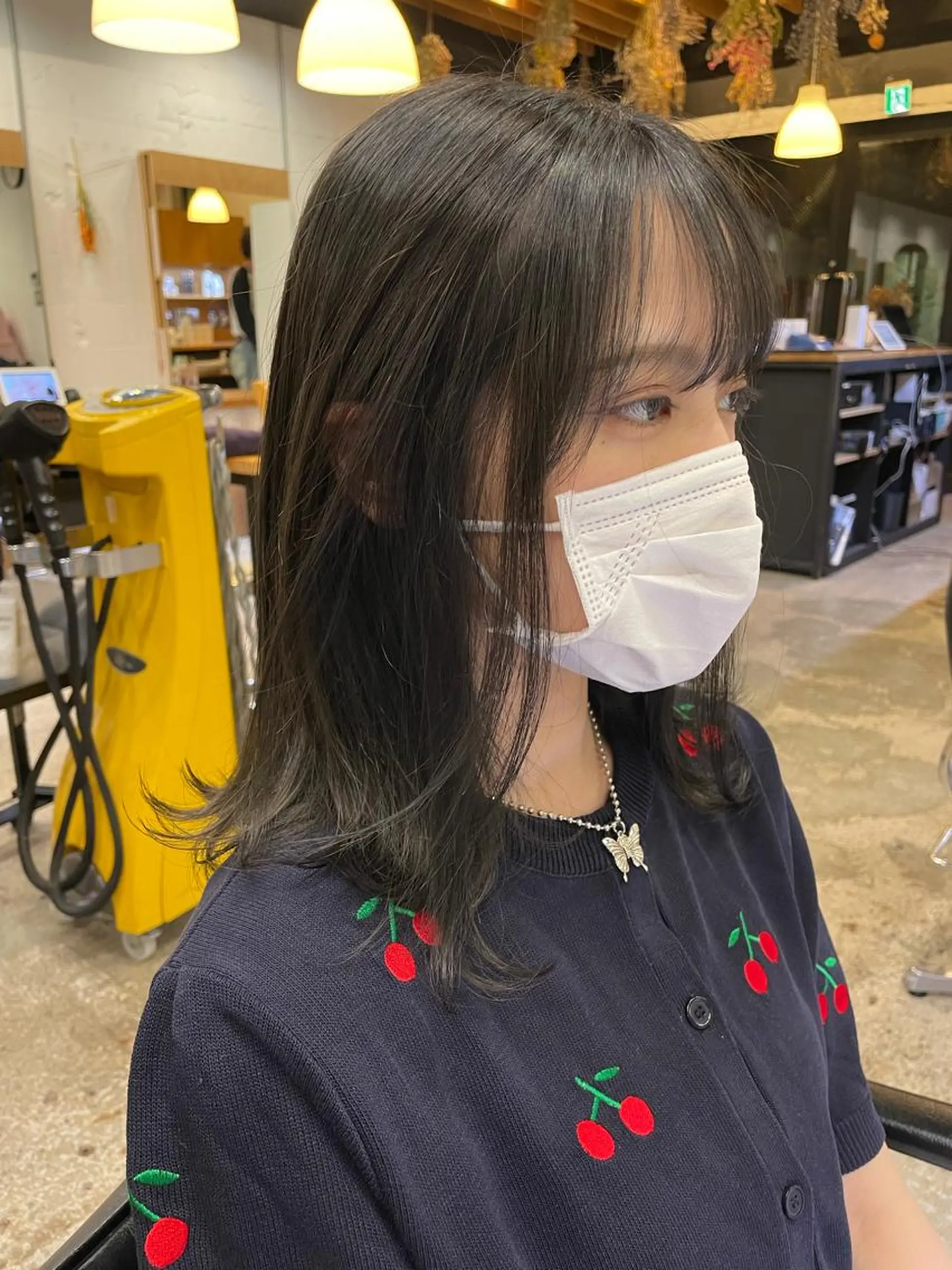 ミディアム カラー ヘアカラー トリートメント 🌿レイヤーボブ/パ ーマ🌿　木梨健太のヘアスタイル