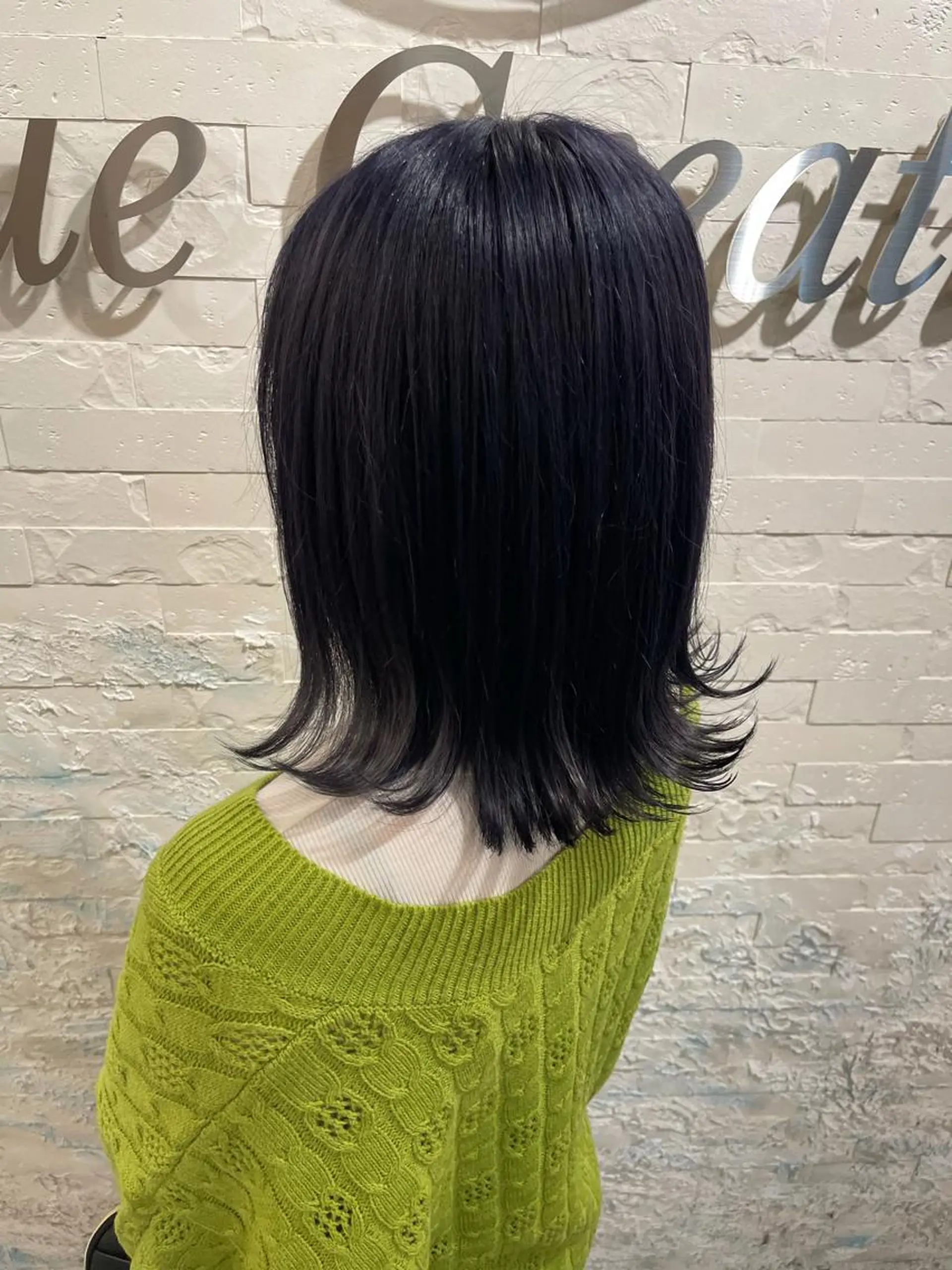 ミディアム ヘアカラー ハイトーン ／ レイヤー/吉田陸斗のヘアスタイル