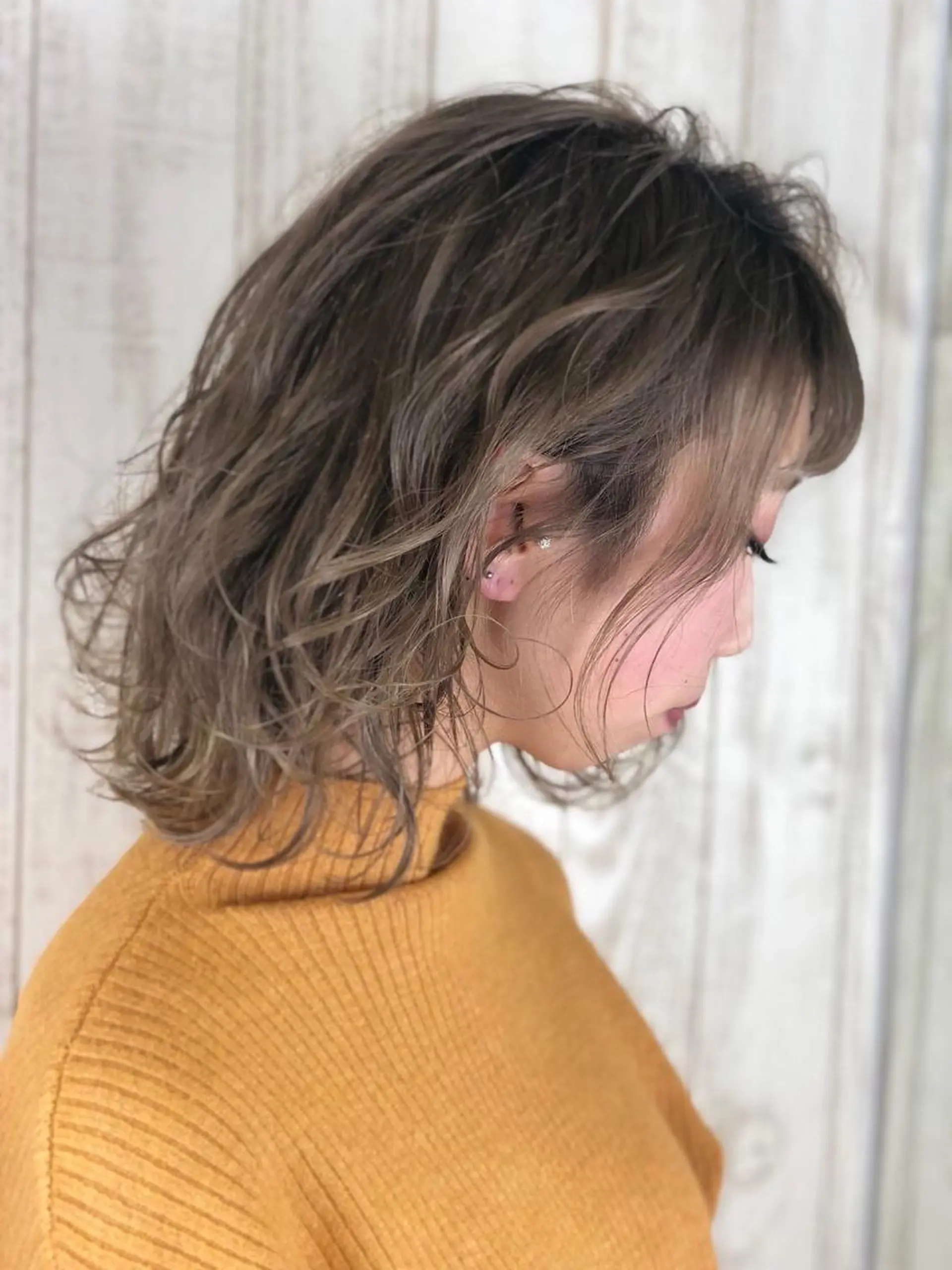 ミディアム カラー designer ITOのヘアスタイル