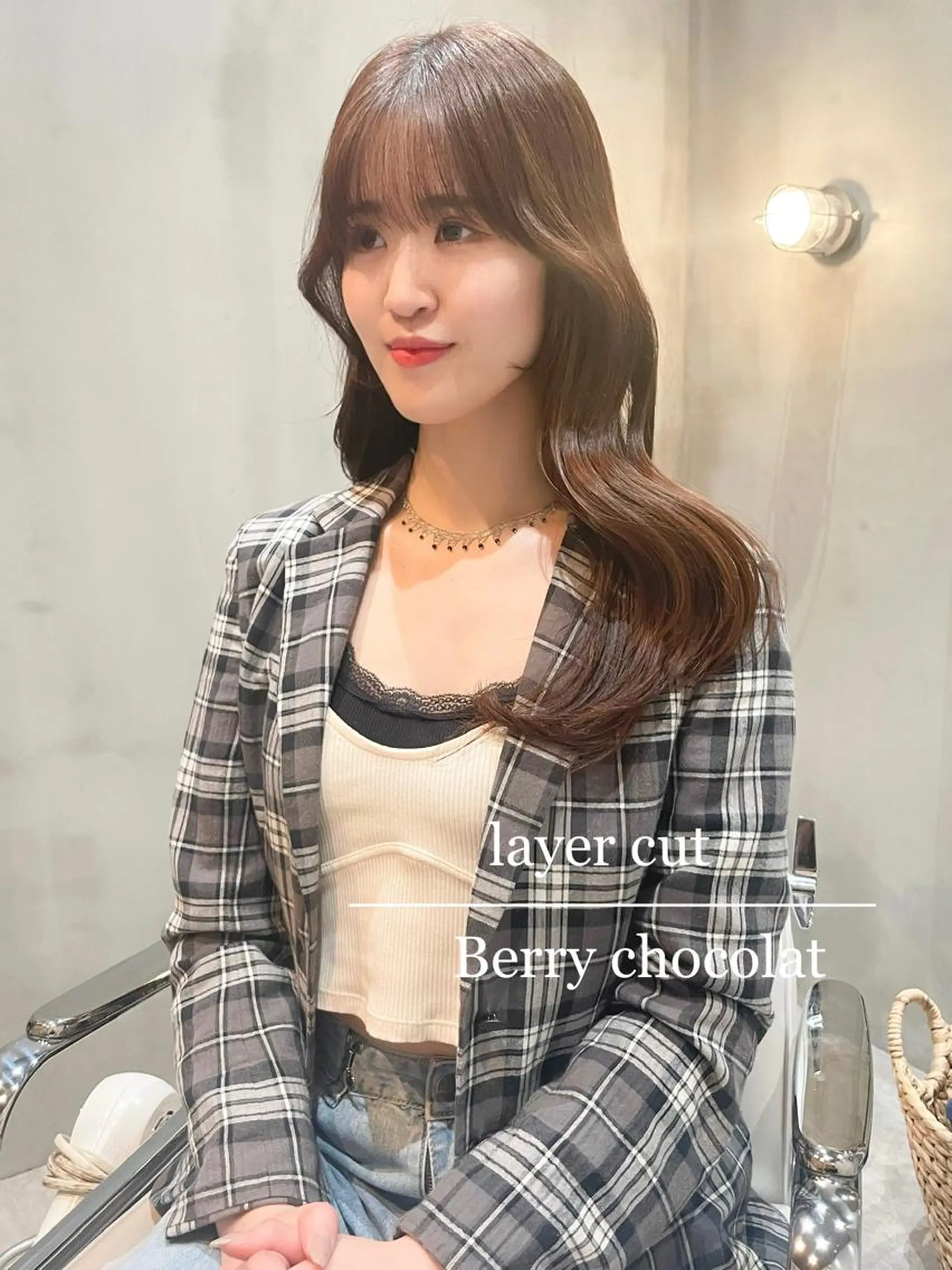 ロング くびれヘア 韓国風ヘア レイヤーカット カット ヘアカラー トリートメント LOMA🇰🇷 銀座クボタのヘアスタイル