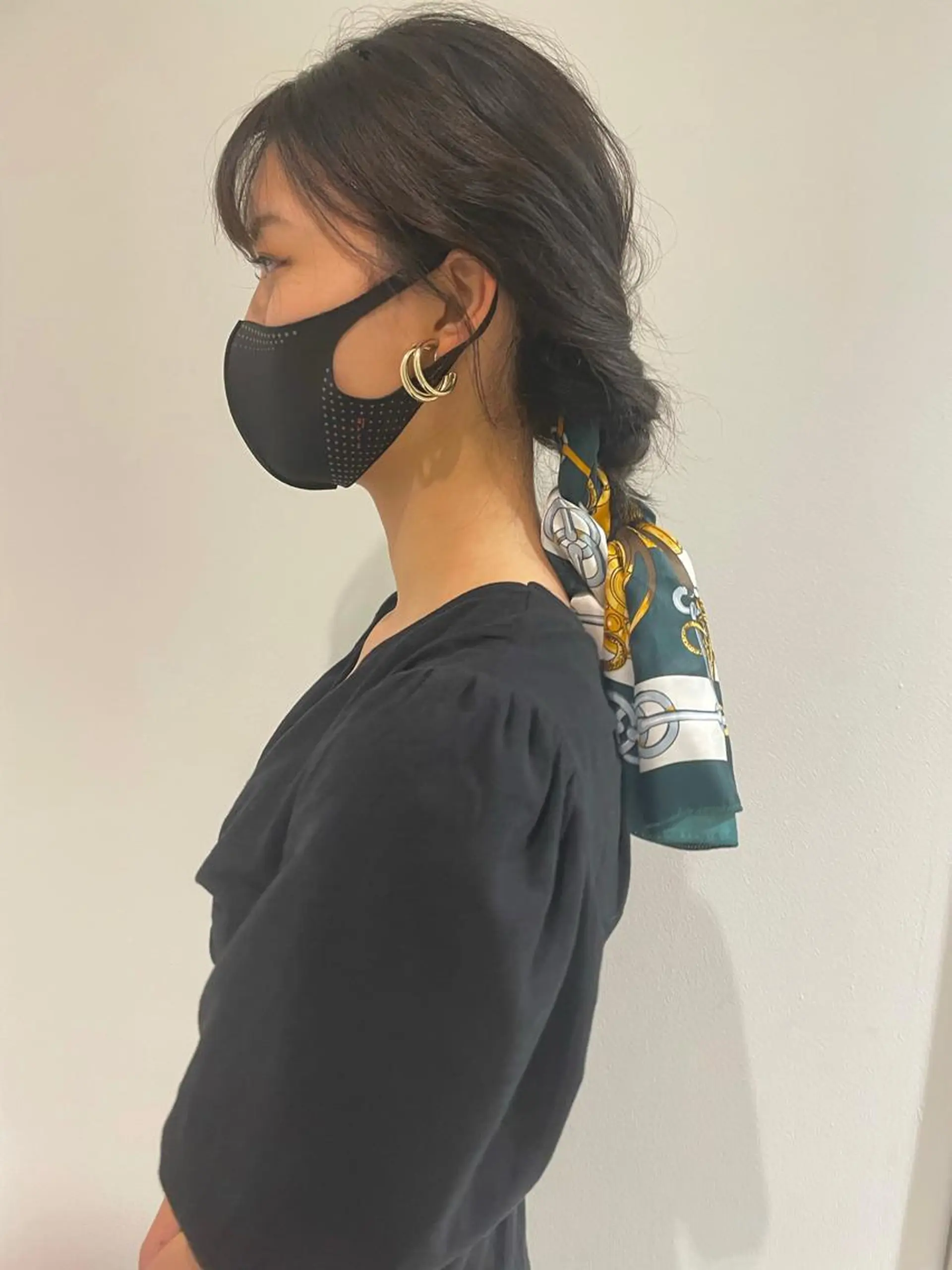 セミロング ヘアアレンジ ブリーチ/レイヤー 🌻Mutsumiのヘアスタイル