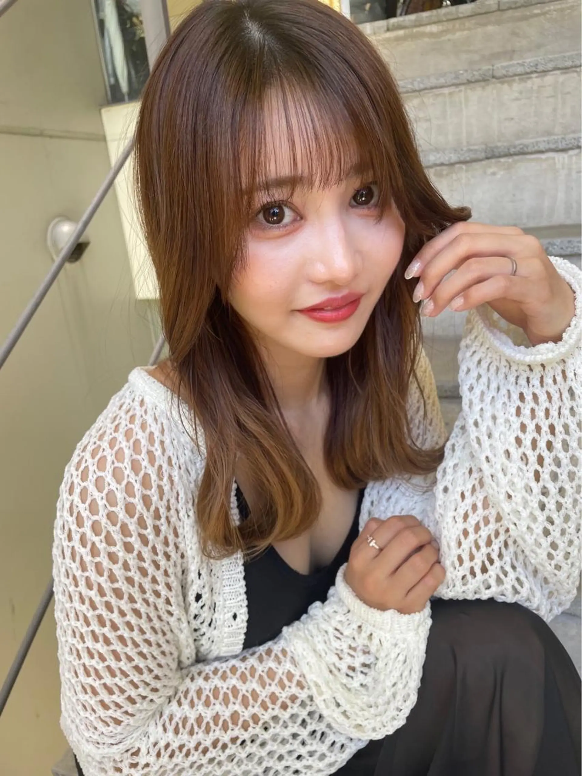 ロング カラー カット ヘアカラー トリートメント Lond strada 心斎橋所属・🍀小川大輔🍀 ボブ/ブリーチ🥇のヘアスタイル