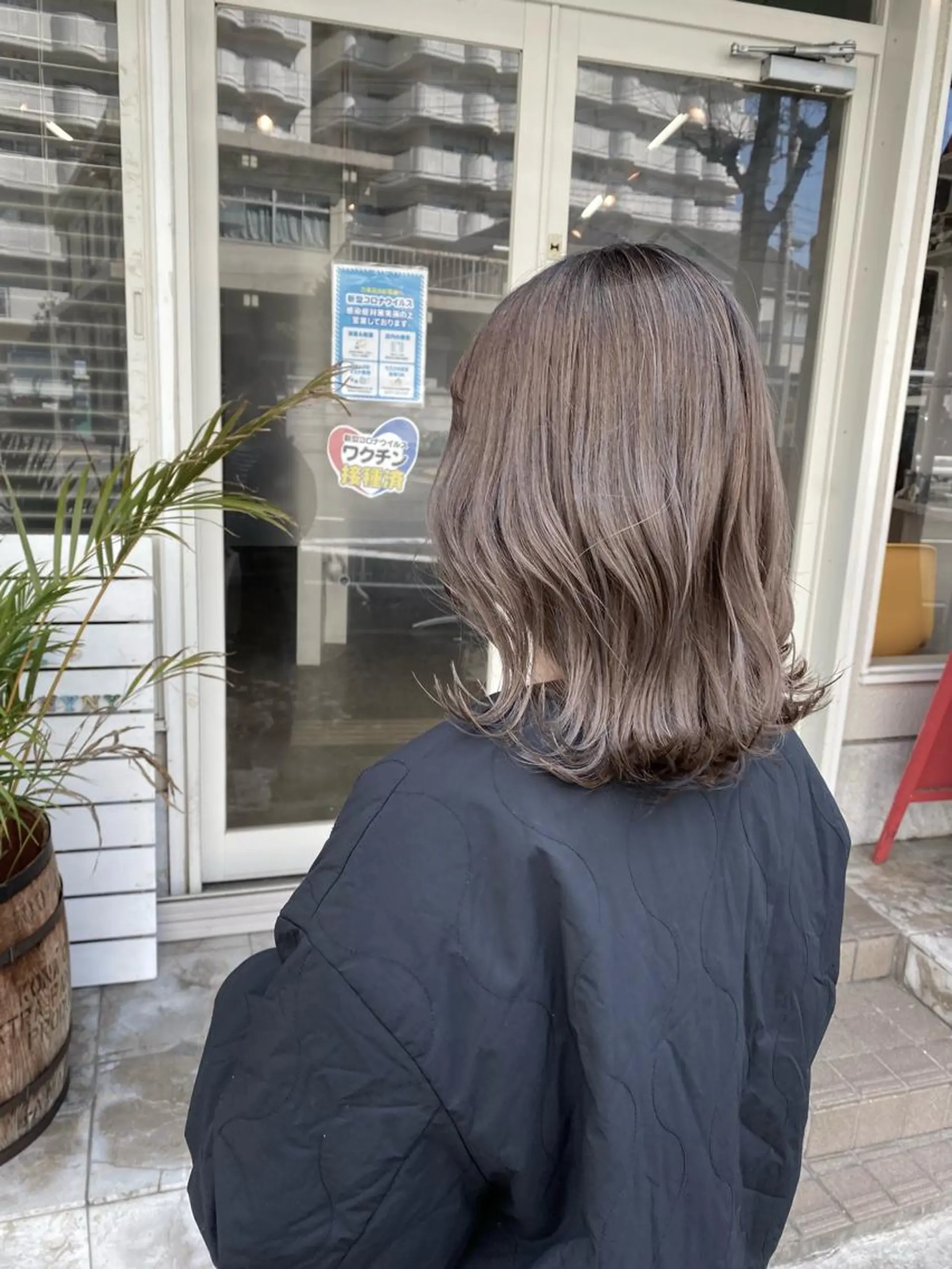 ミディアム 西元 亜由美のヘアスタイル