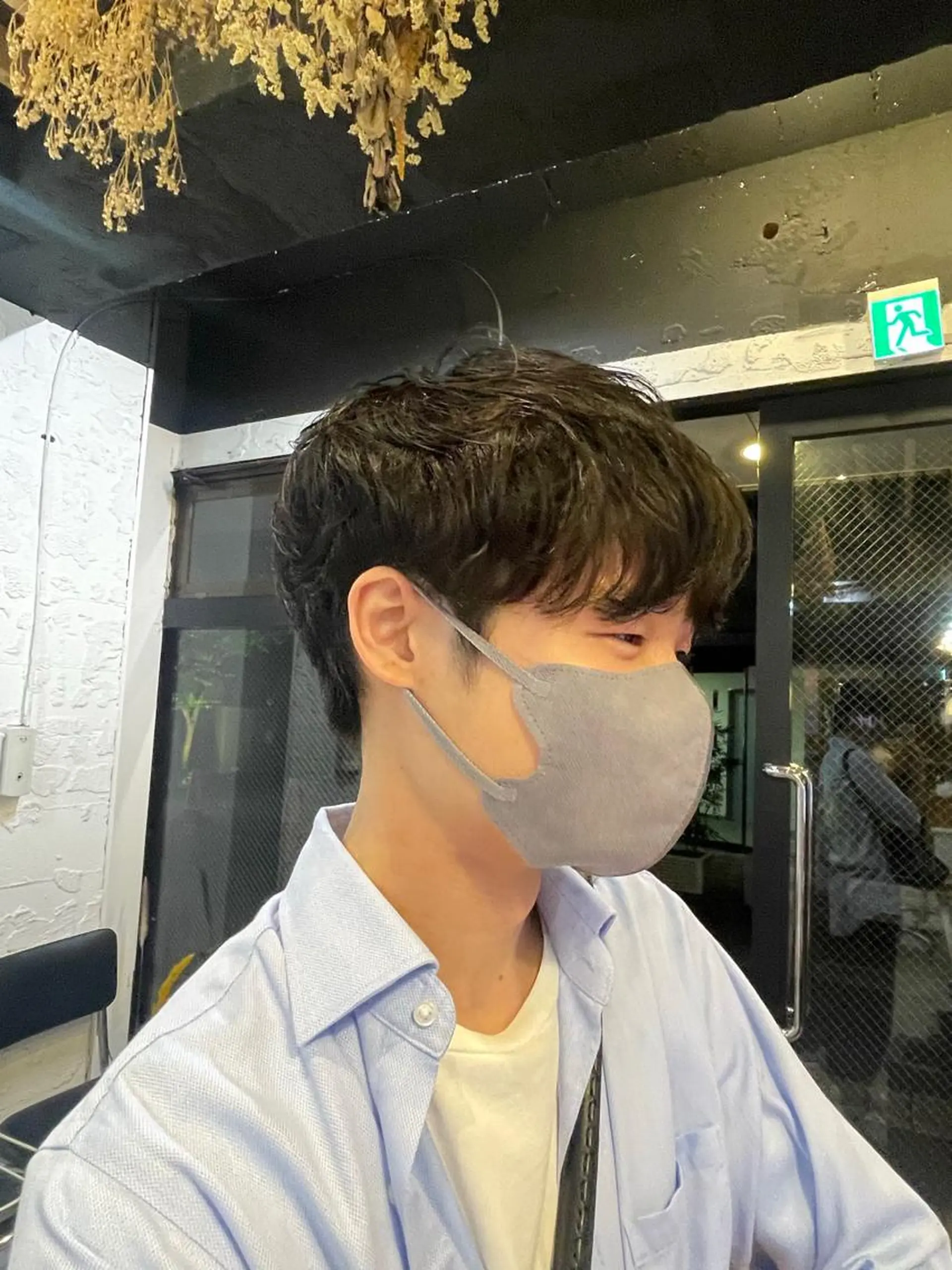 ショート パーマ ヘアアレンジ メンズ 🎀ダブルカラーレイ ヤーyuuri🎀のヘアスタイル