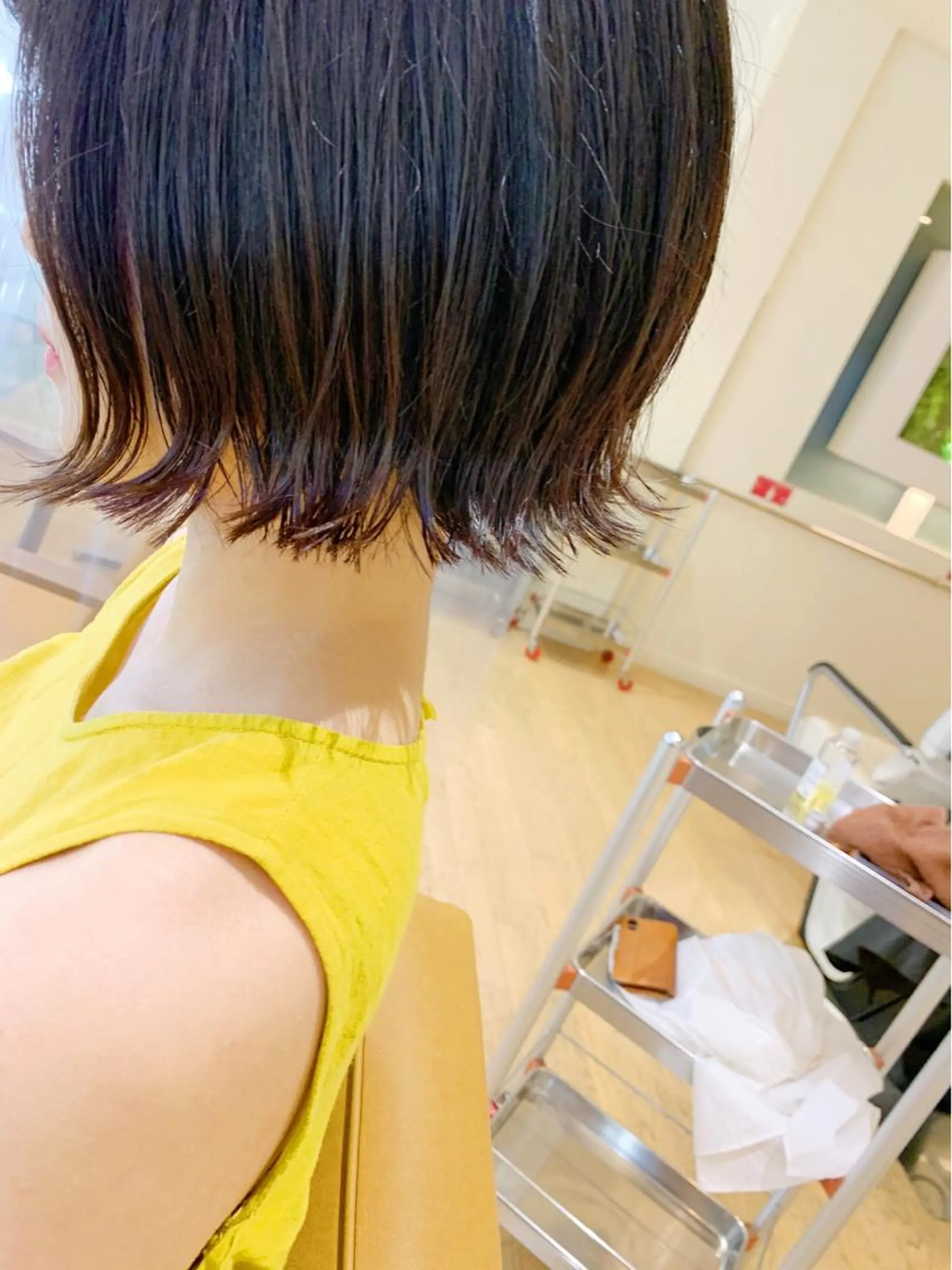 ショート ヘアアレンジ 切りっぱなしボブ ボブ 似合わせカット 【メンズモデル募集】 Bassa所沢のヘアスタイル