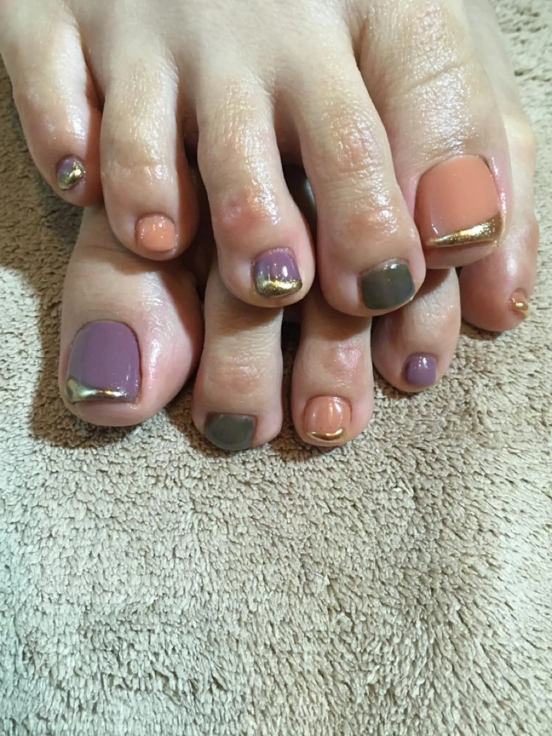 ネイル フットネイル 古川 里美のネイルデザイン