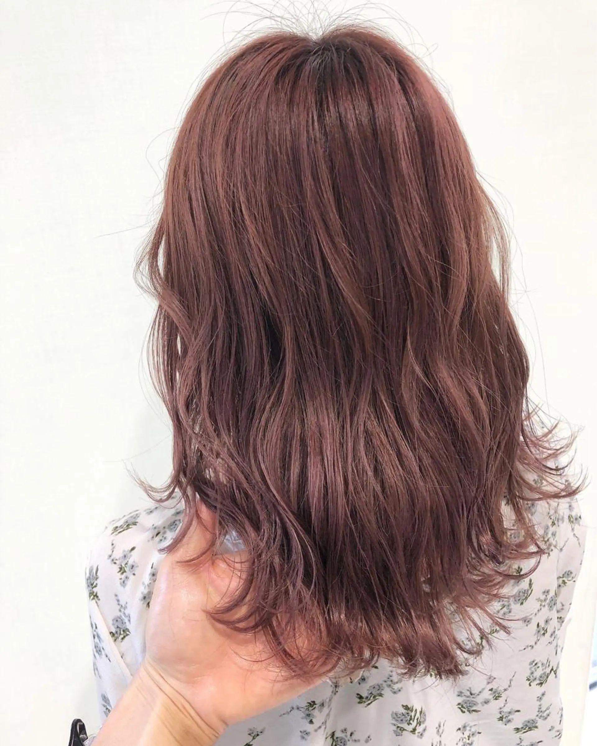 セミロング 🦋ミルクティーベー ジュ🦋mayukiのヘアスタイル