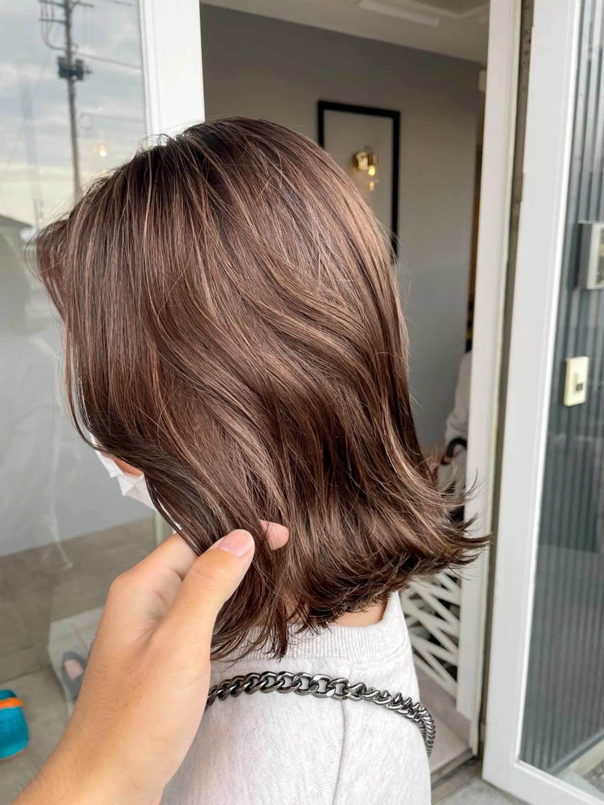 ミディアム 阿見 大成のヘアスタイル