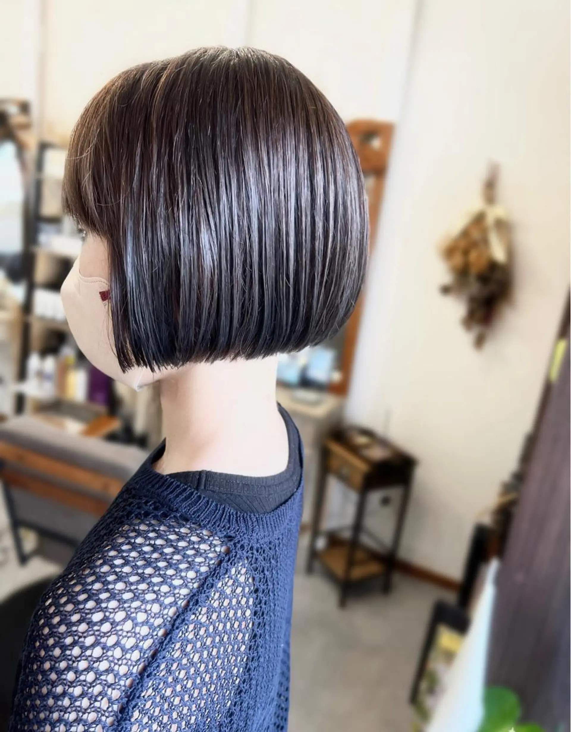 ショート カラー ボブ hair works raptureのヘアスタイル