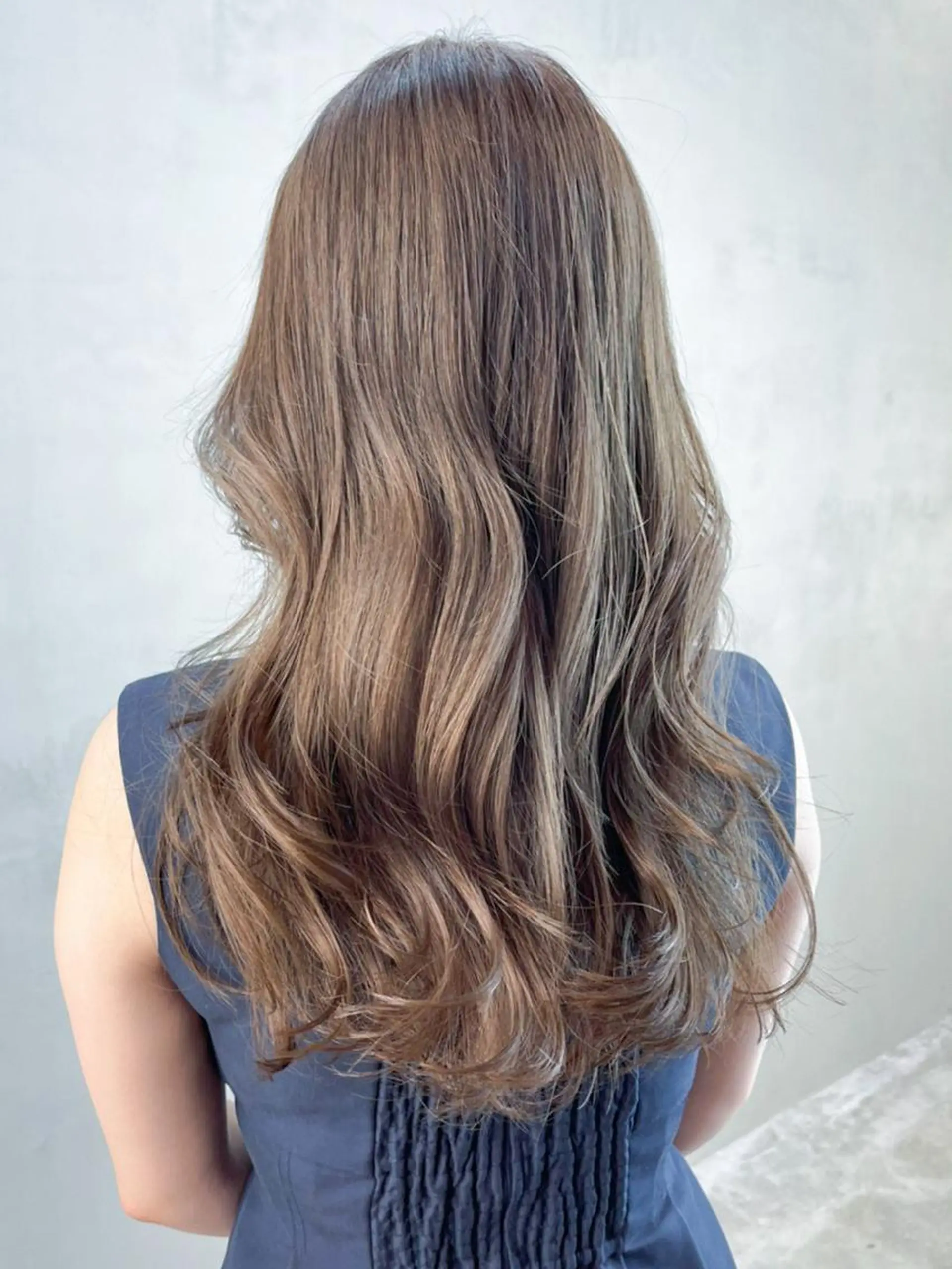 セミロング パーマ カラー ヘアアレンジ レイヤーカット ITbyALBUM 松戸のヘアスタイル