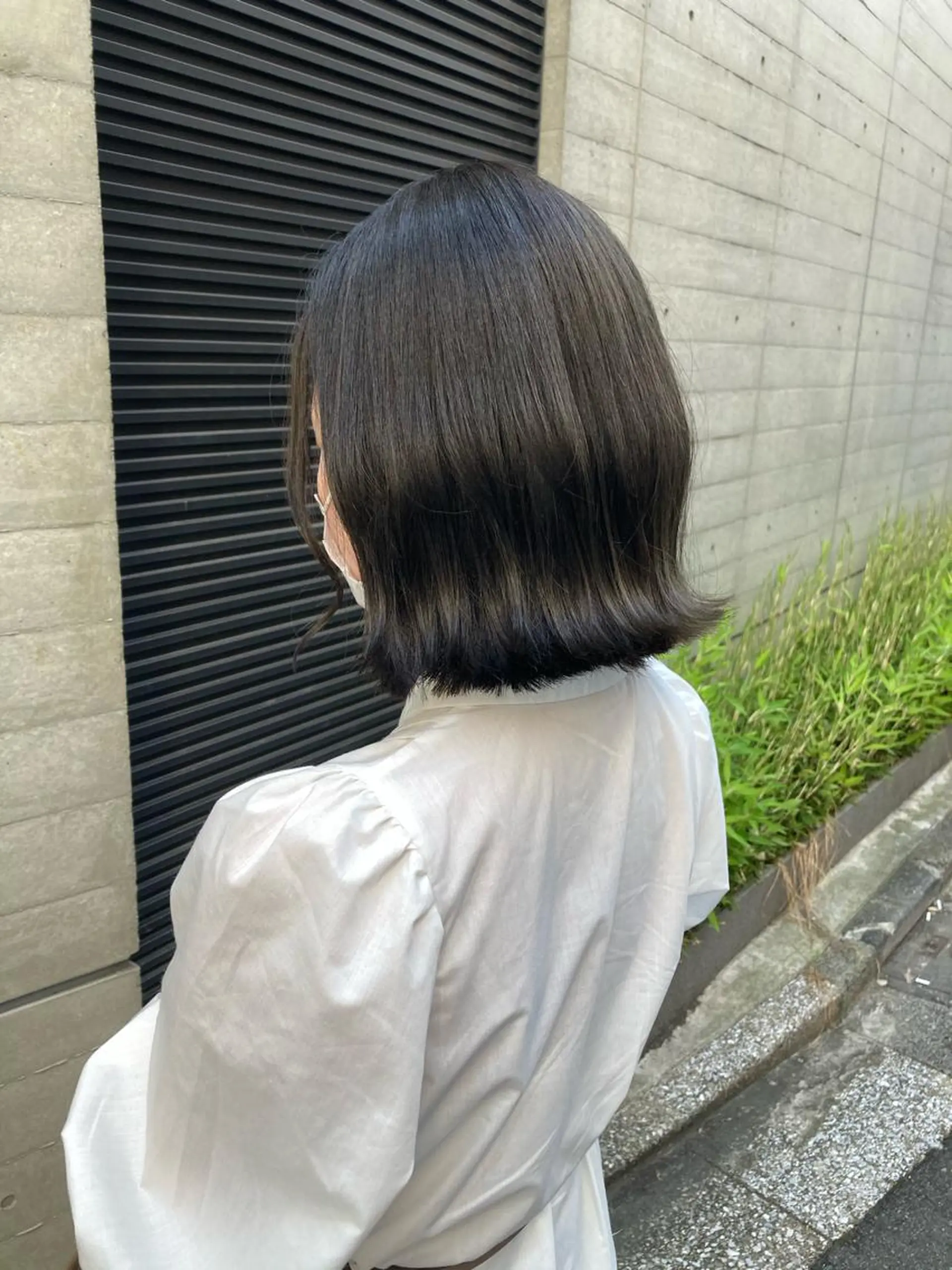 ミディアム カット ヘアカラー トリートメント ✨色持ちの良い艶 カラー✨蟹江真世のヘアスタイル