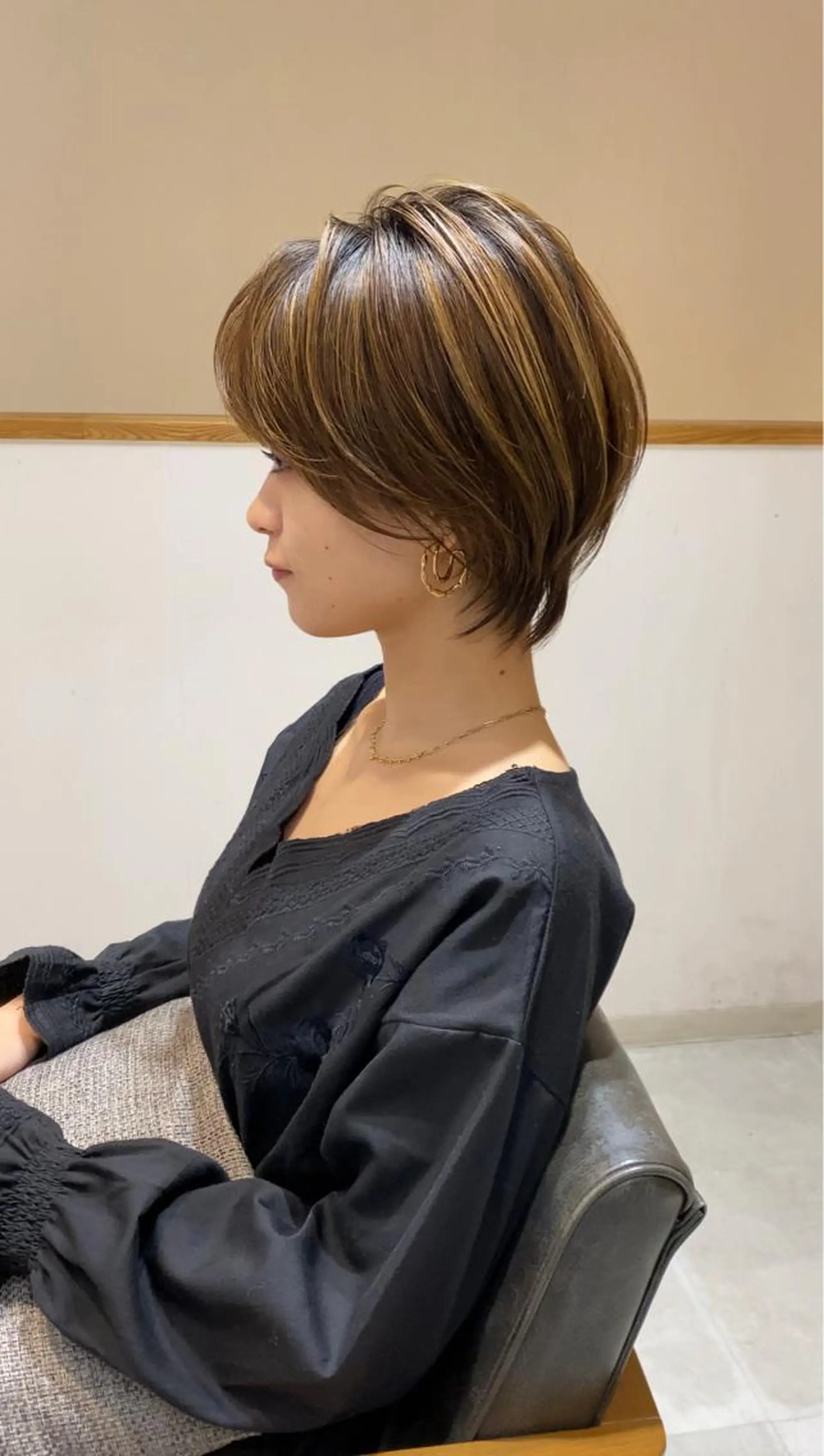 ショート カラー 似合わせカット ショートヘア ヘアカラー トリートメント 高橋 昭雄のヘアスタイル