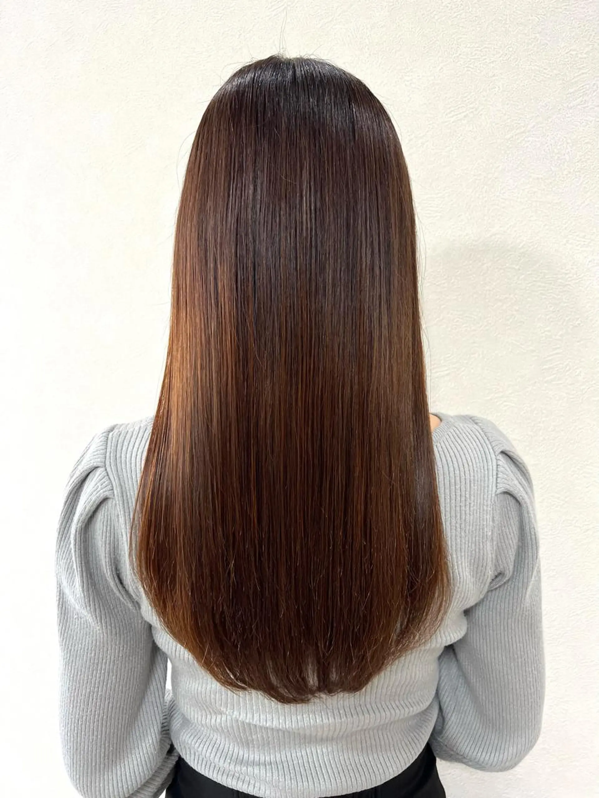 ロング 縮毛矯正 カット ヘアカラー 縮毛矯正 トリートメント ショート/白髪ぼかし 君和田若菜のヘアスタイル