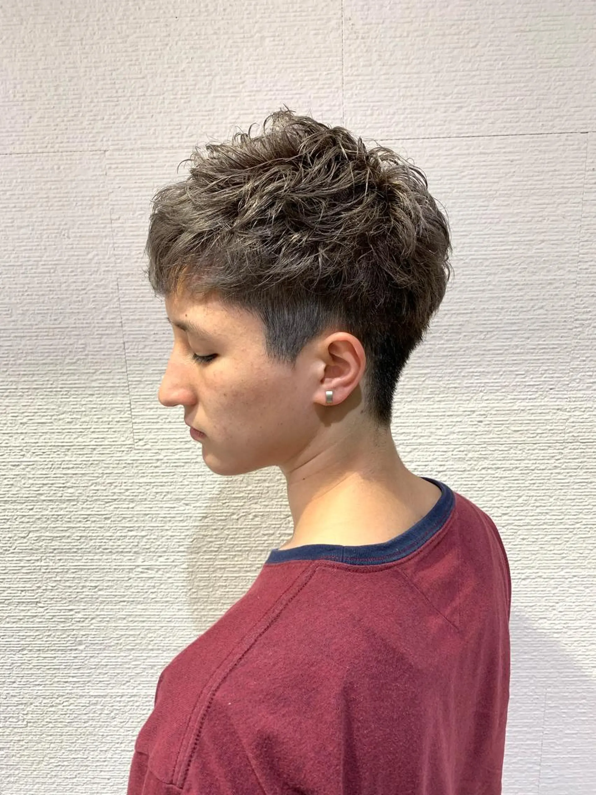 ショート カラー メンズ 【メンズ縮毛矯正】 田中秀斗のヘアスタイル