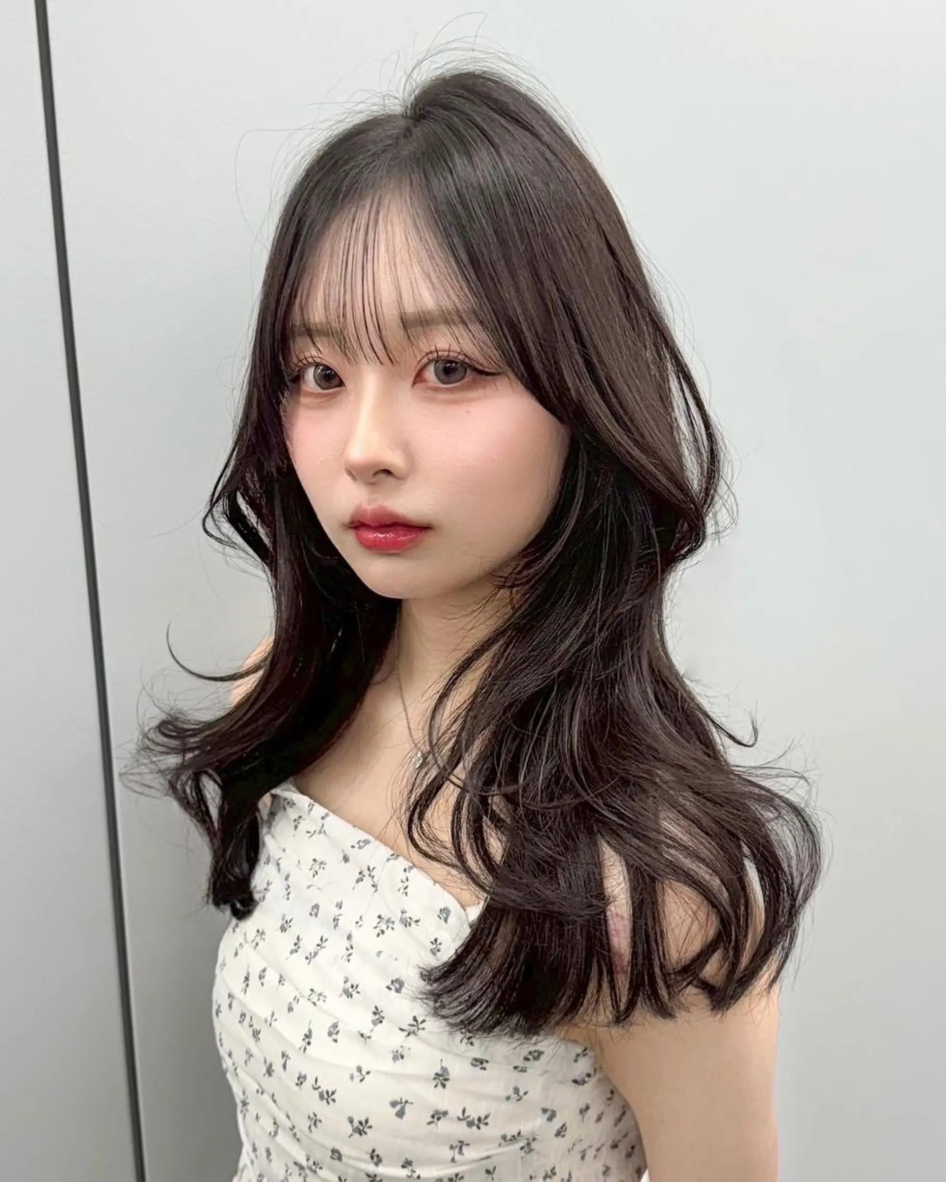 カラー カット ヘッドスパ ヘアセット 韓国トレンド🇰🇷 レイヤー♡シアターのヘアスタイル